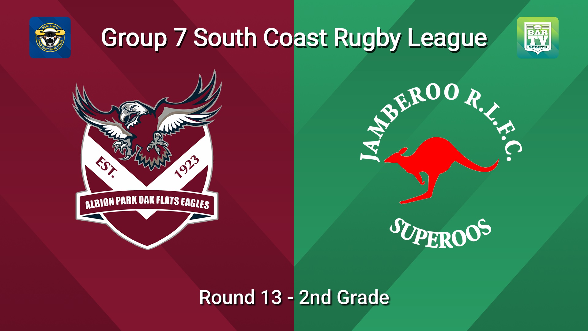 260725-video-South Coast Round 13 - 2nd Grade - Albion Park Oak Flats v Jamberoo Superoos Slate Image