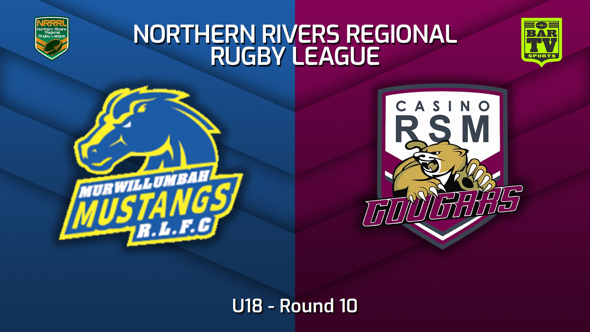 230625-Northern Rivers Round 10 - U18 - Murwillumbah Mustangs v Casino RSM Cougars Slate Image
