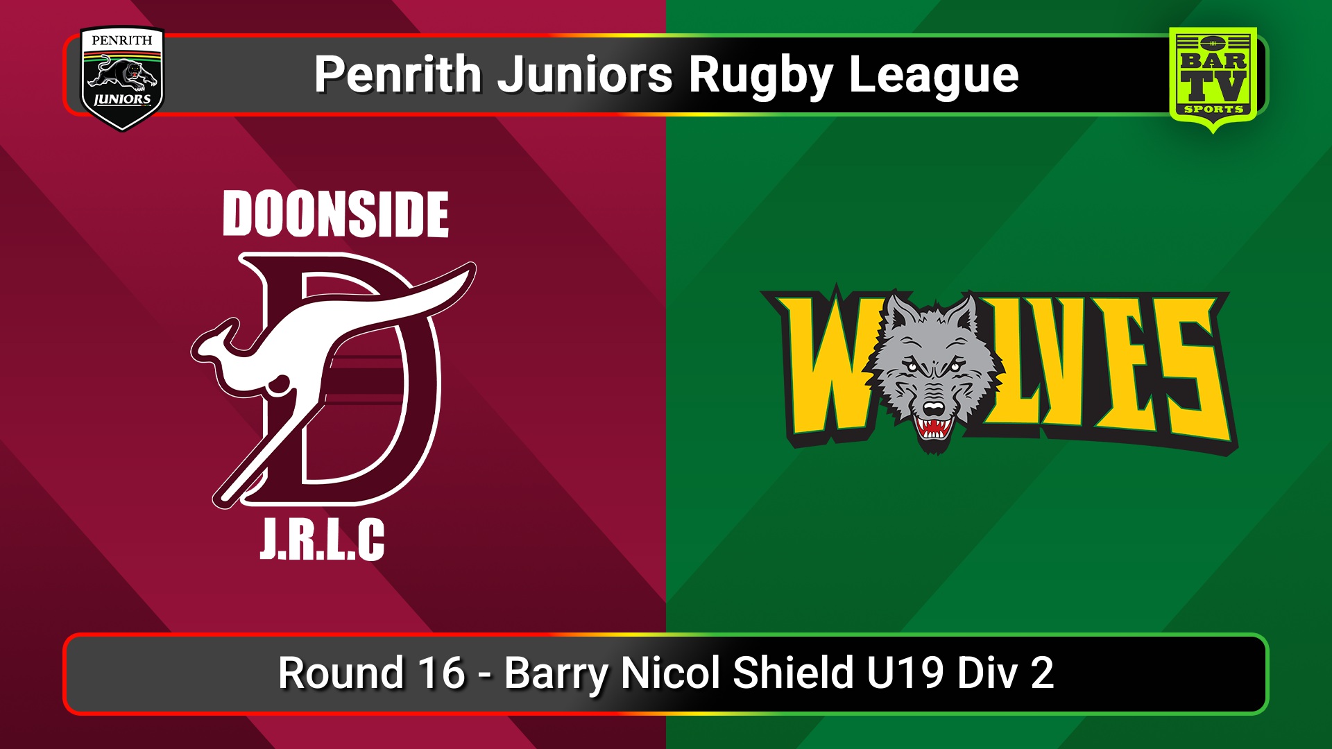 250801-video-Penrith & District Junior Rugby League Round 16 - Barry Nicol Shield U19 Div 2 - Doonside v Windsor Wolves Slate Image