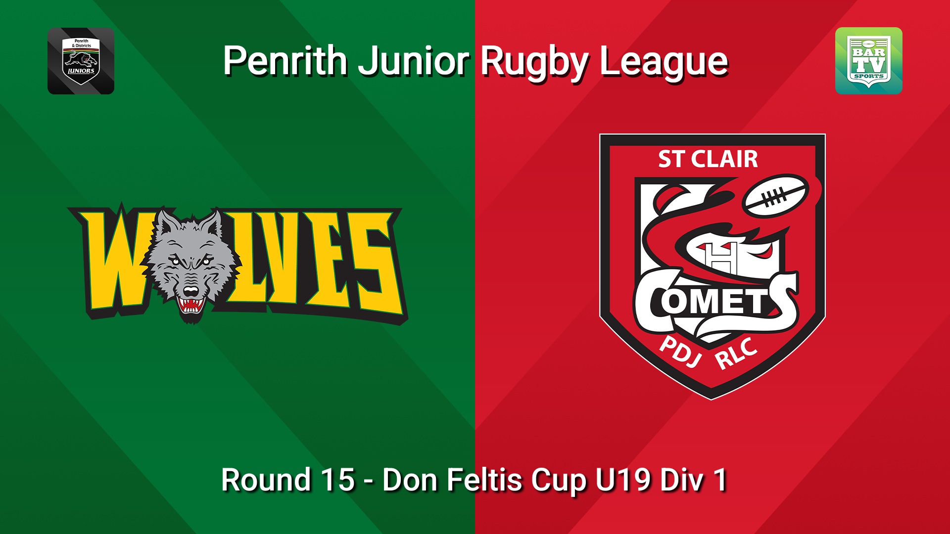 260816-video-Penrith & District Junior Rugby League Round 15 - Don Feltis Cup U19 Div 1 - Windsor Wolves v St Clair Slate Image