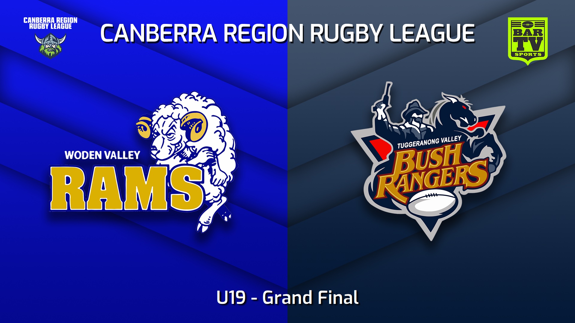 220903-Canberra Grand Final - U19 Division 2 - Woden Valley Rams v Tuggeranong Bushrangers Slate Image