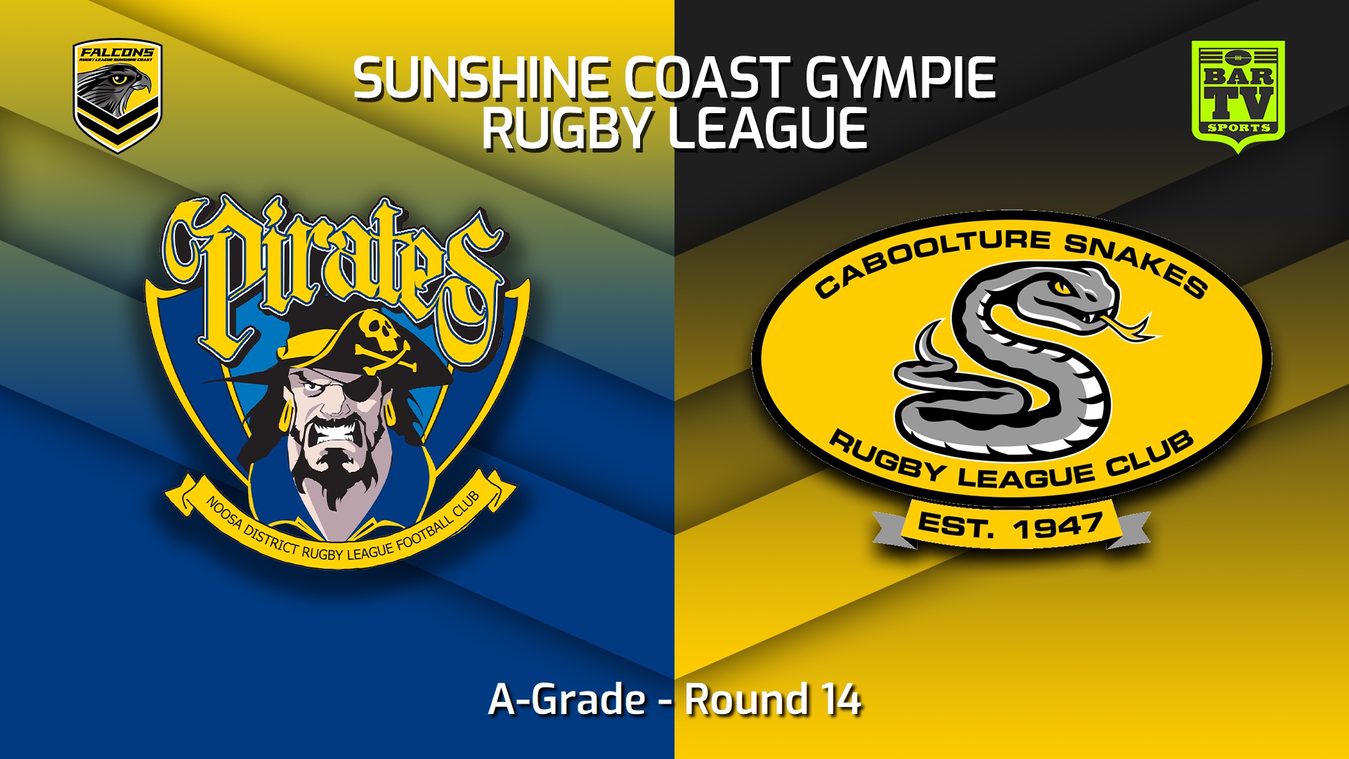 230722-Sunshine Coast RL Round 14 - A-Grade - Noosa Pirates v Caboolture Snakes Slate Image