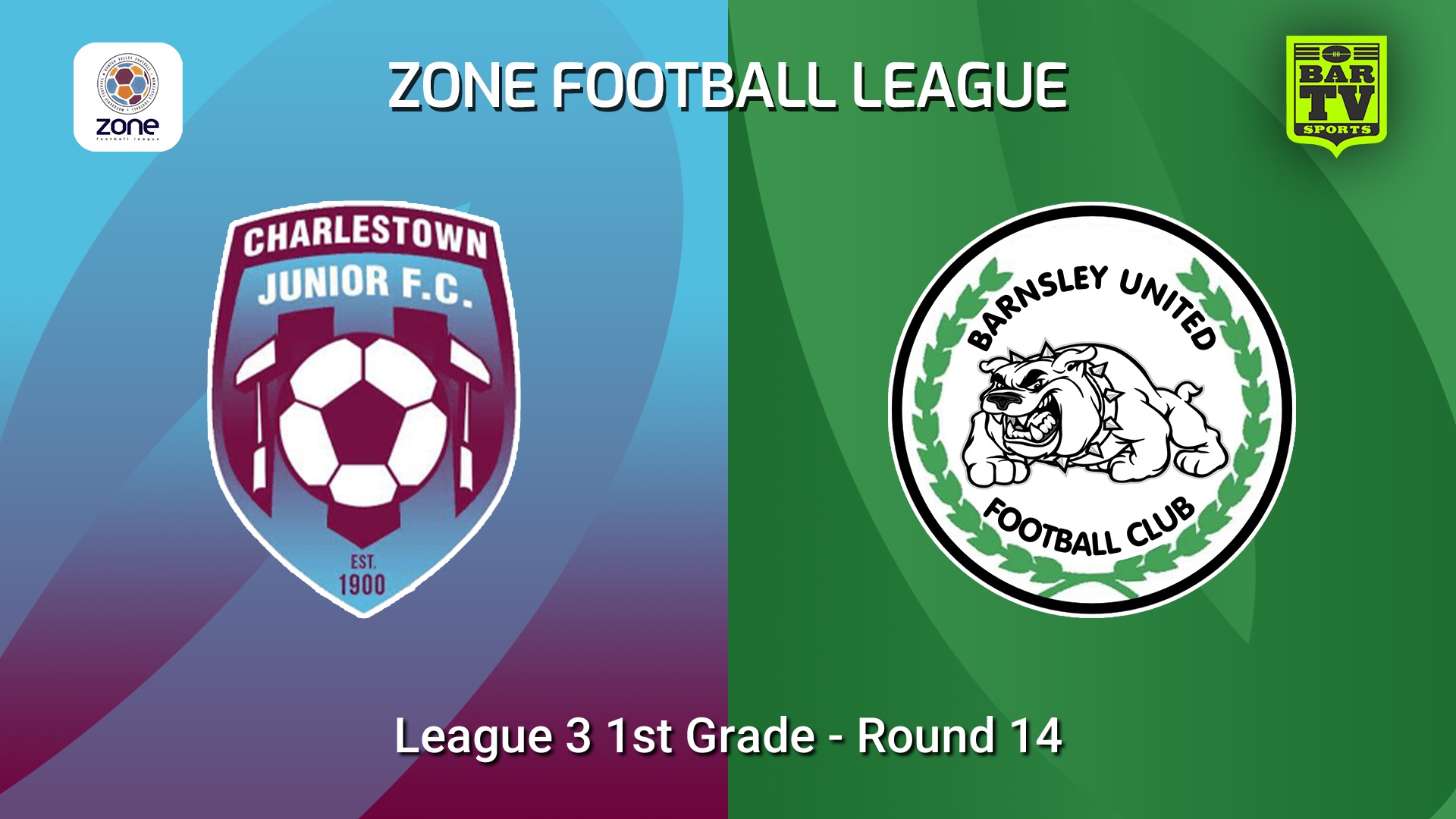 260628-video-Newcastle Zone Football League Round 14 - League 3 1st Grade - Charlestown Junior FC v Barnsley United FC Slate Image