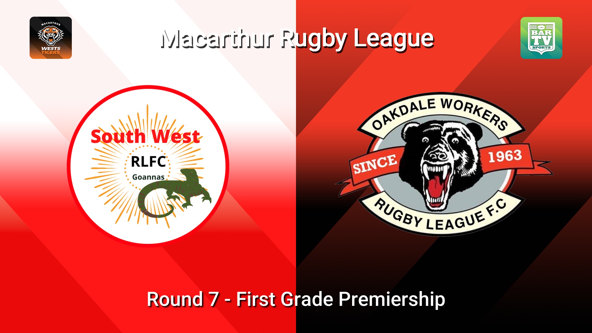260531-video-Macarthur RL Round 7 - First Grade Premiership - South West Goannas v Oakdale Workers Bears Slate Image