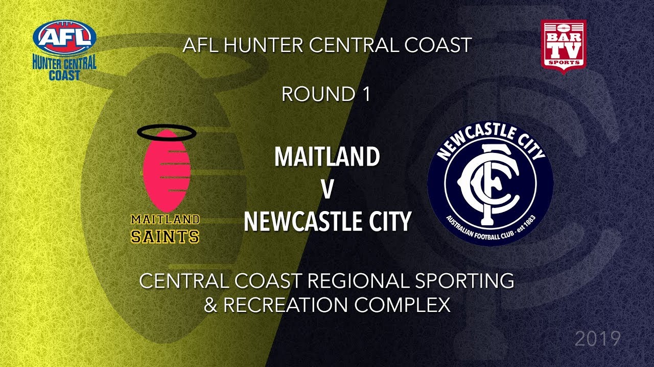 AFL HCC Round 1 - Maitland Saints v Newcastle City  Slate Image