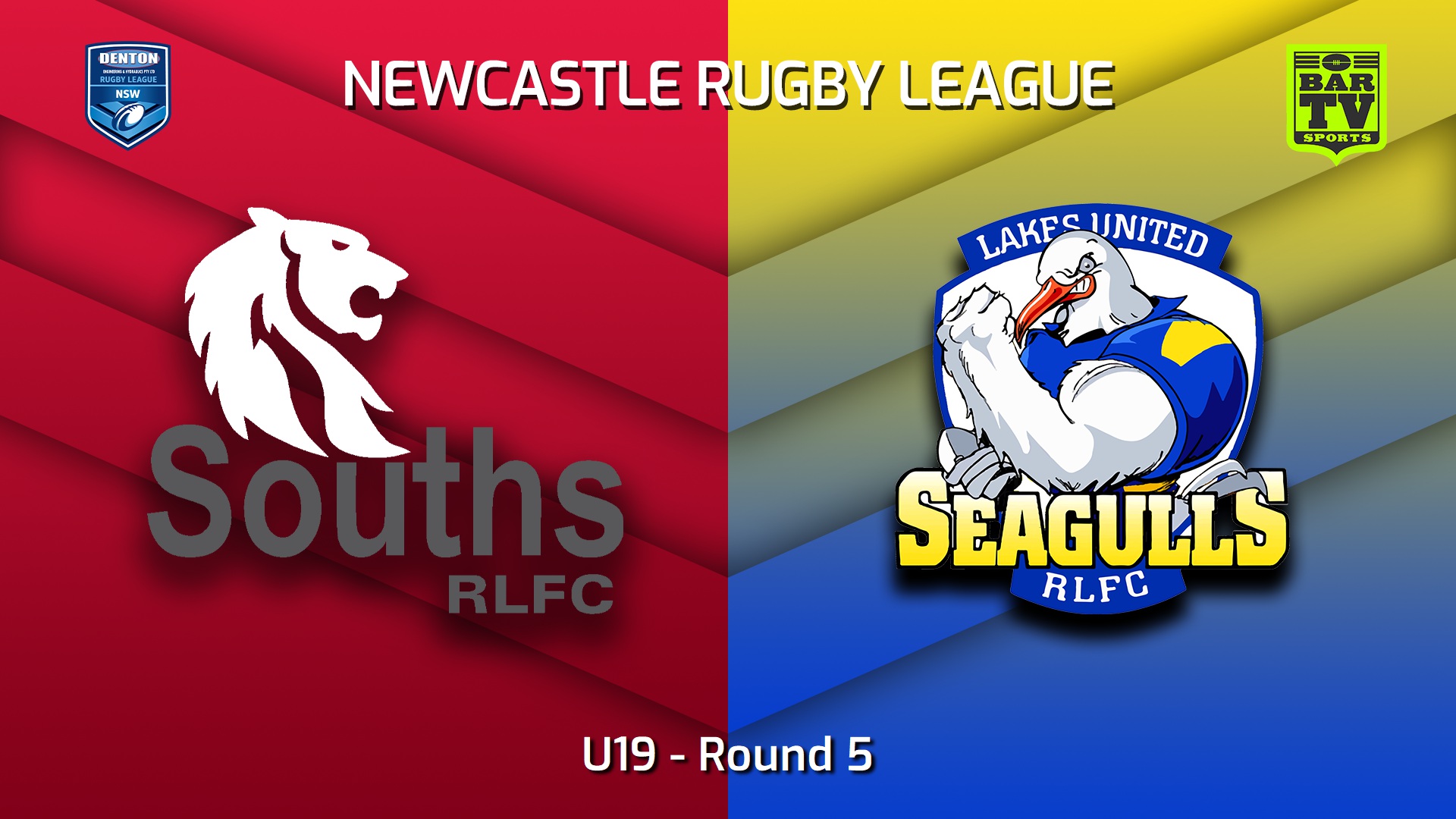 230423-Newcastle RL Round 5 - U19 - South Newcastle Lions v Lakes United Seagulls Slate Image