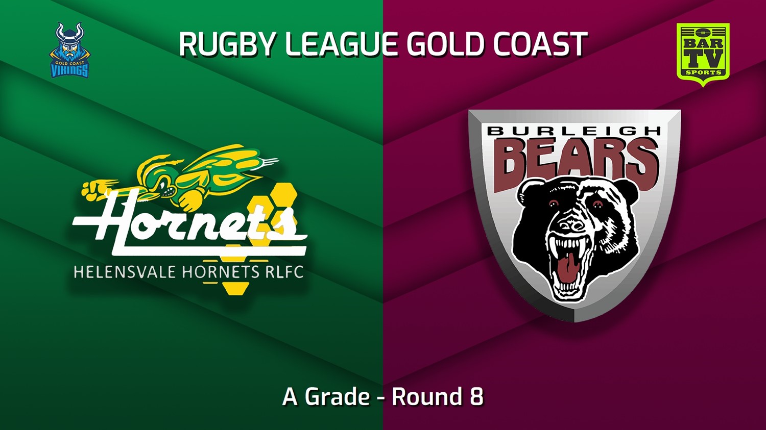 230617-Gold Coast Round 8 - A Grade - Helensvale Hornets v Burleigh Bears Slate Image