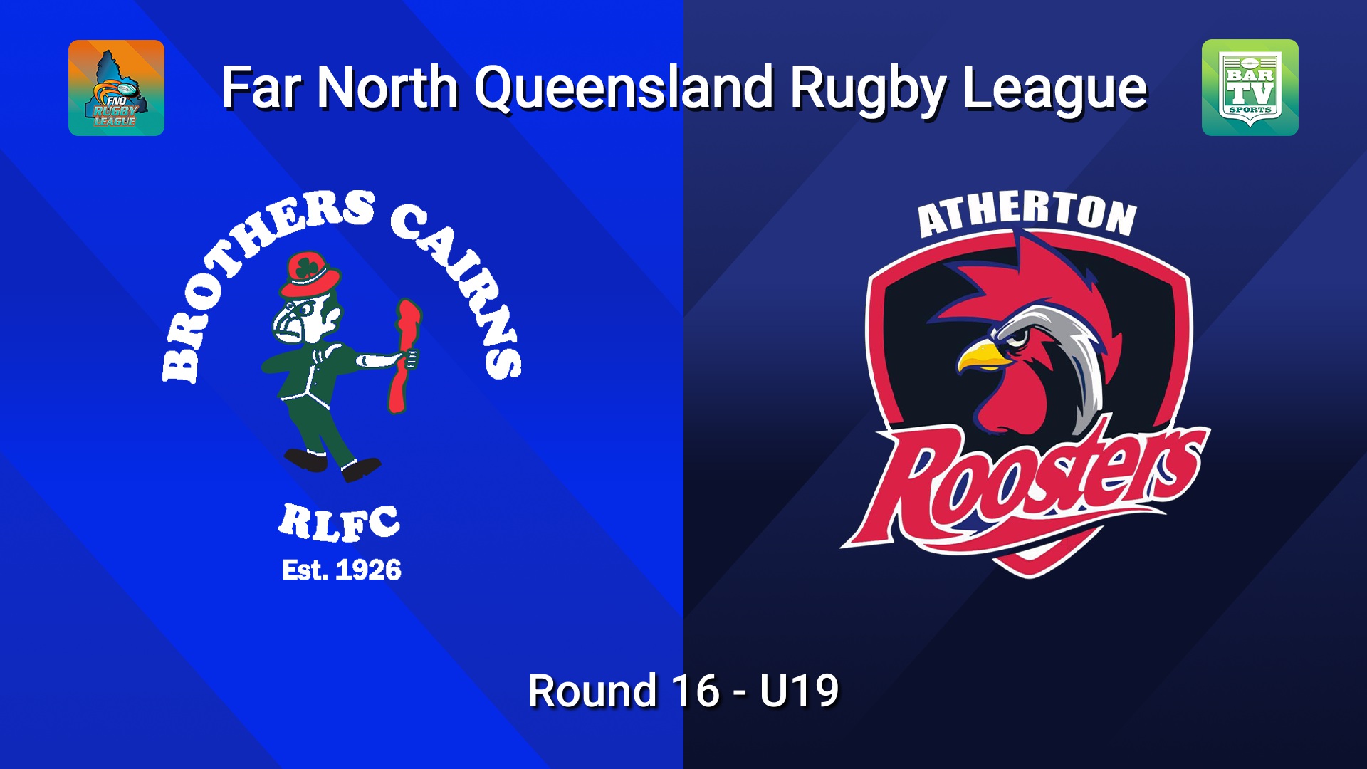 260725-video-FNQ Rugby League Round 16 - O'Neills U19s - Cairns Brothers  v Atherton Roosters  Slate Image