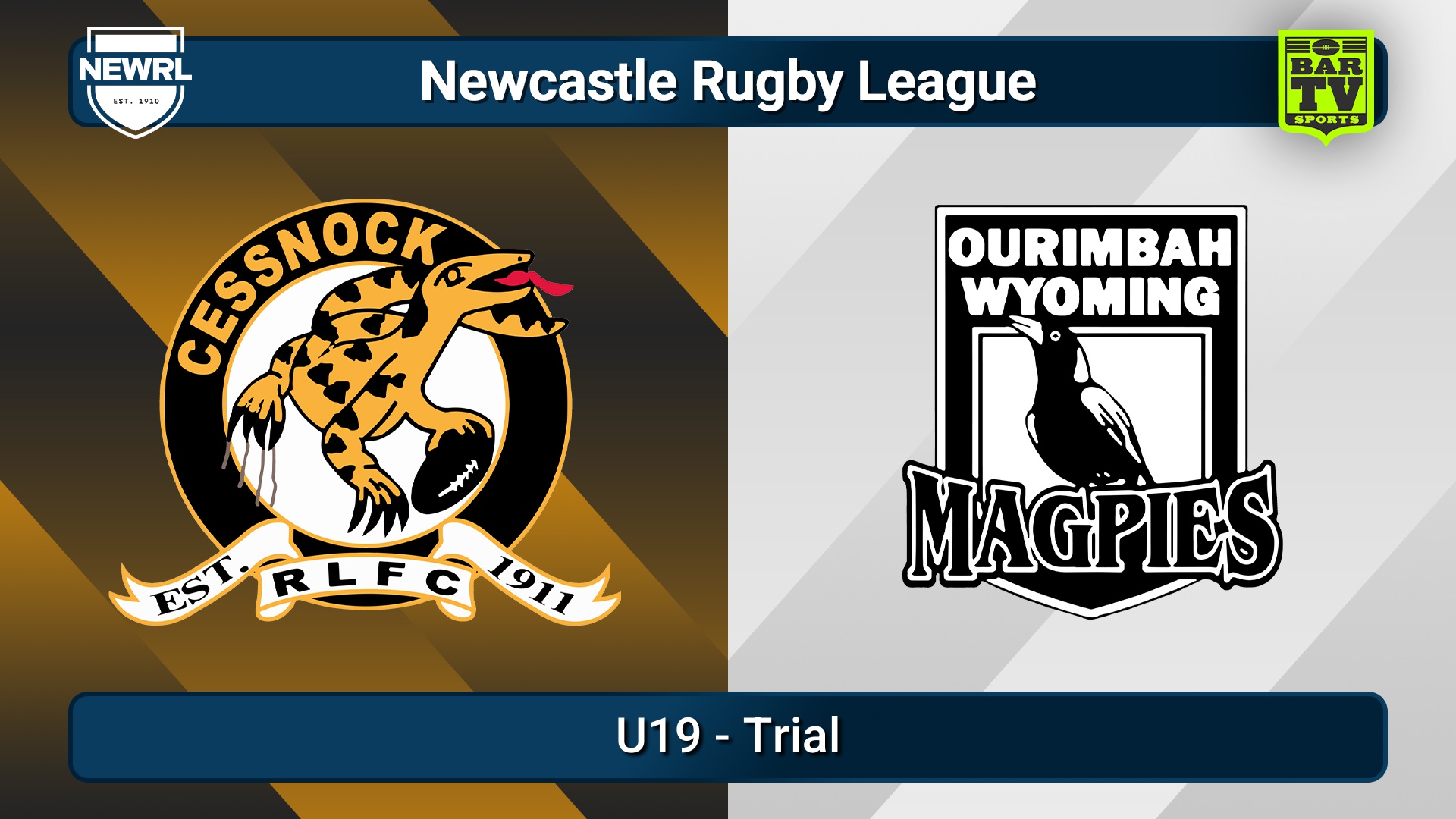 250314-video-Newcastle RL Trial - U19 - Cessnock Goannas v Ourimbah Wyoming Magpies Slate Image