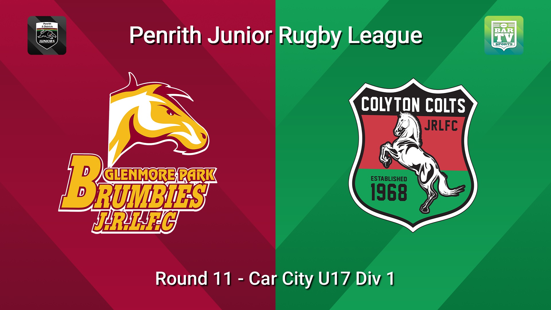 260711-video-Penrith & District Junior Rugby League Round 11 - Car City U17 Div 1 - Glenmore Park v Colyton Slate Image