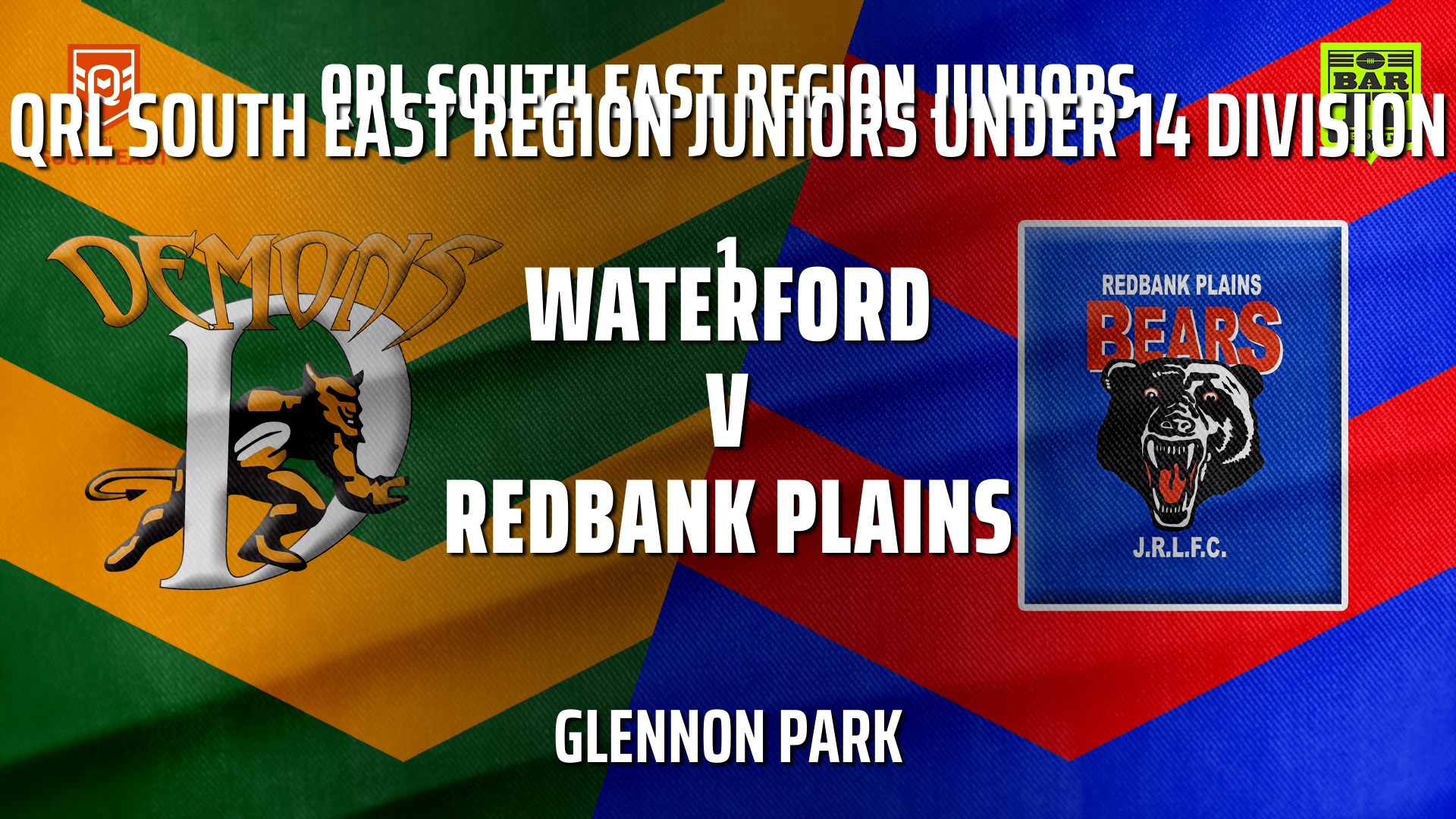 210828-QRL South East Region Juniors Under 14 division 1 - 14 Girls - Waterford Demons Juniors v Redbank Plains Juniors Slate Image