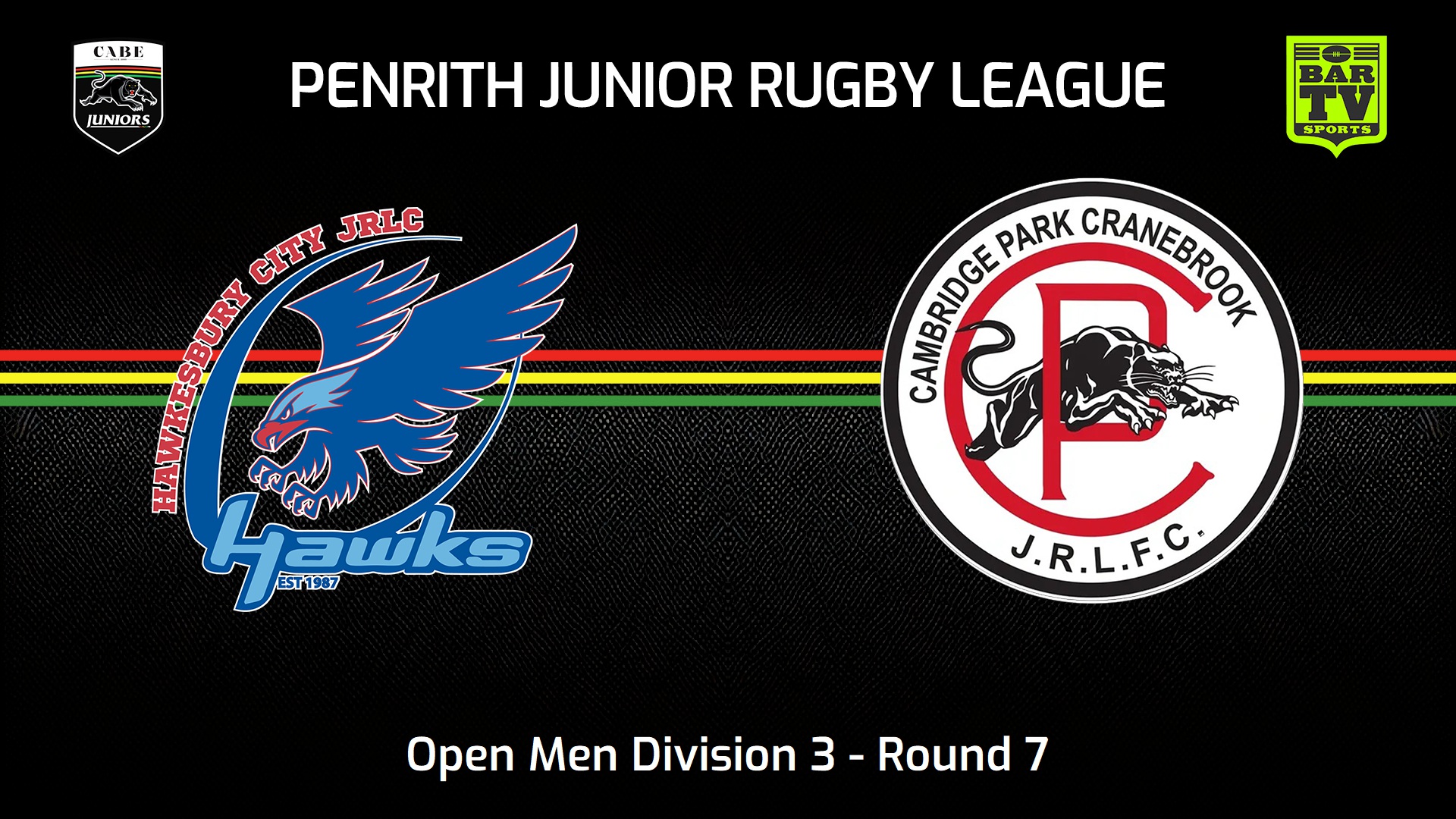 240526-video-Penrith & District Junior Rugby League Round 7 - Open Men Division 3 - Hawkesbury City v Cambridge Park Slate Image