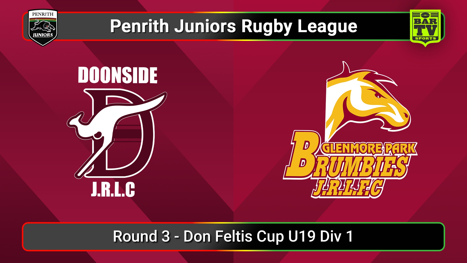 250427-video-Penrith & District Junior Rugby League Round 3 - Barry Nicols Shield U19 Div 2 - Doonside v Glenmore Park Slate Image