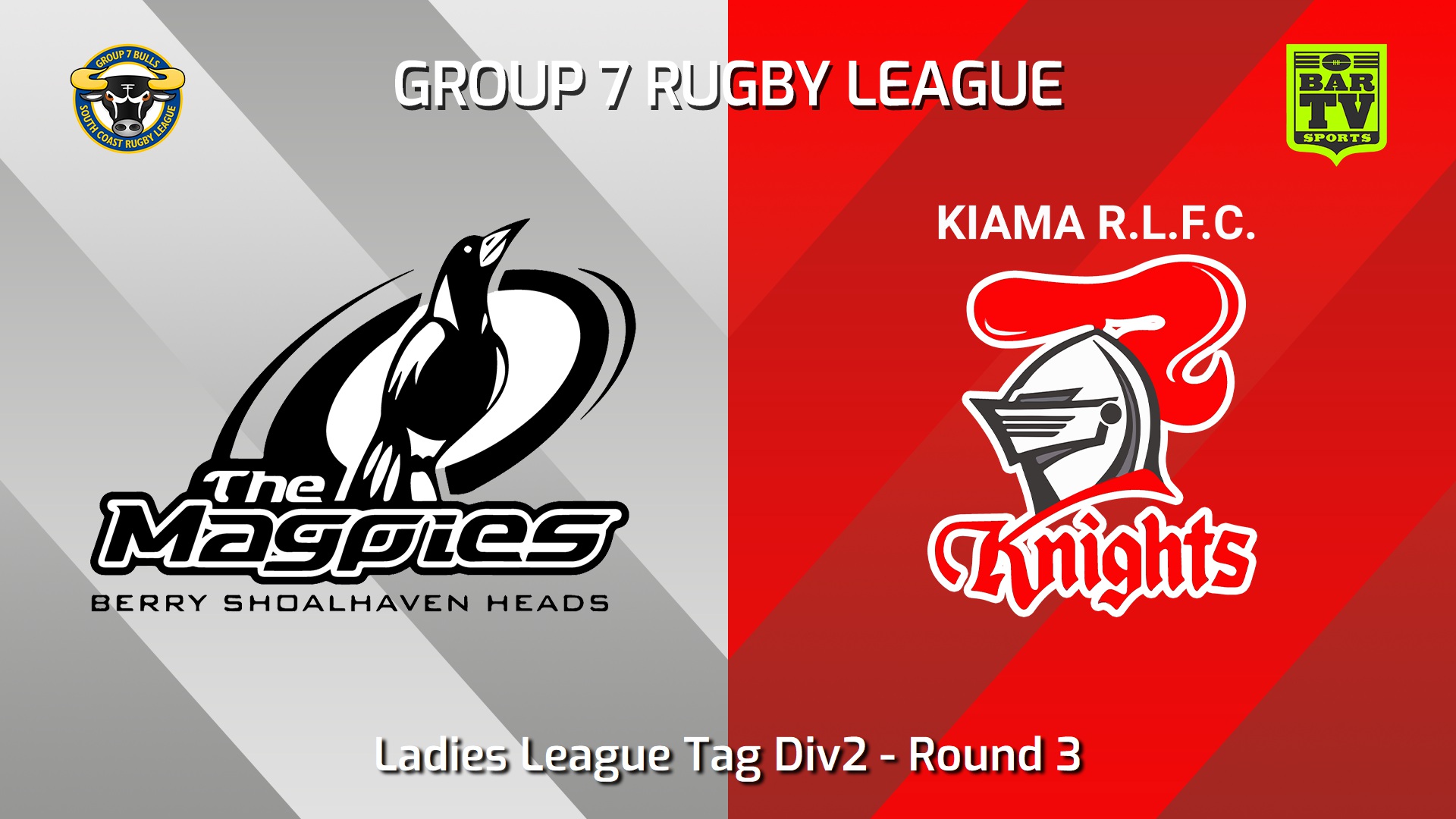240420-video-South Coast Round 3 - Ladies League Tag Div2 - Berry-Shoalhaven Heads Magpies v Kiama Knights Slate Image