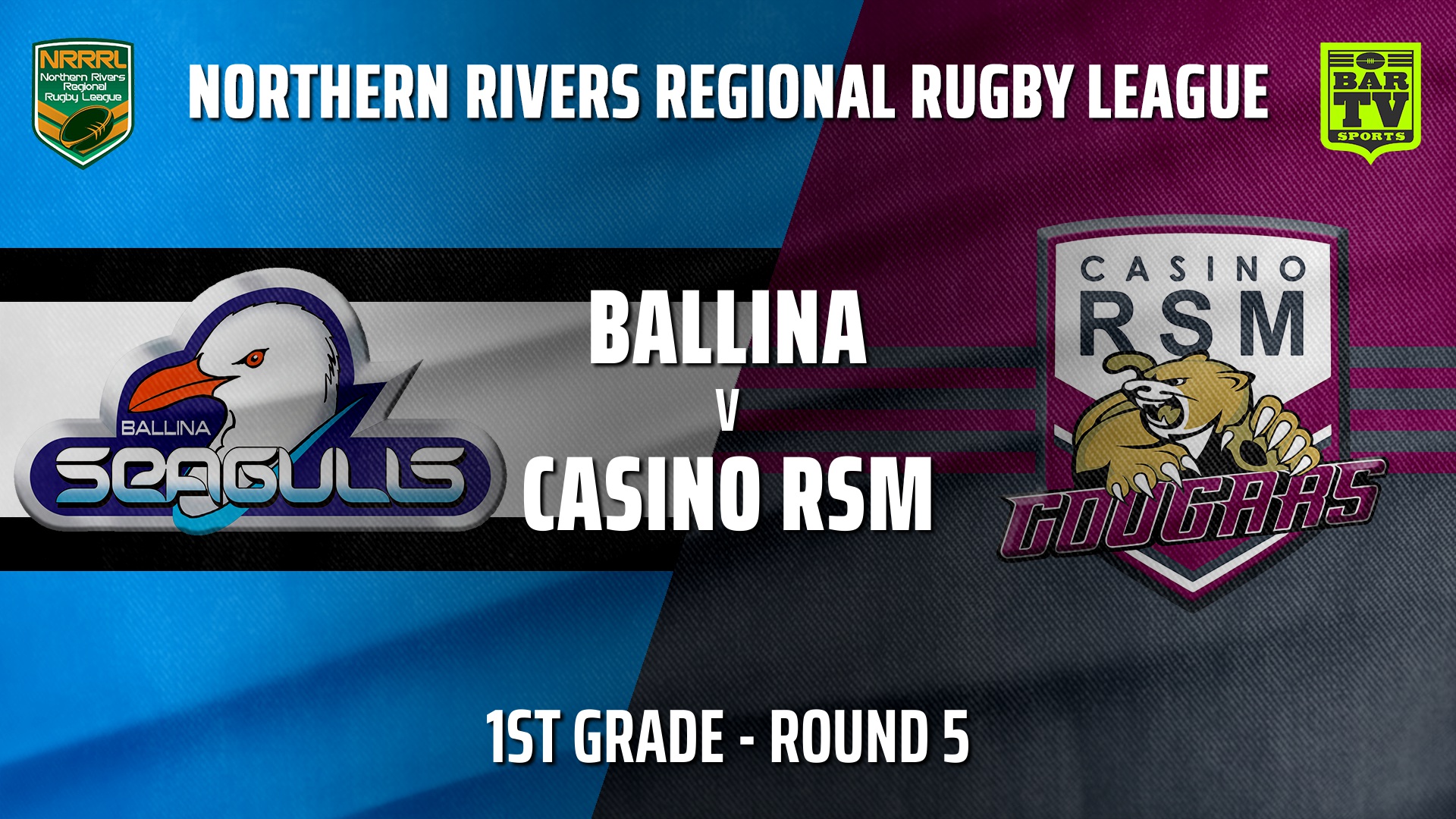 210530-NRRRL Round 5 - 1st Grade - Ballina Seagulls v Casino RSM Cougars Slate Image
