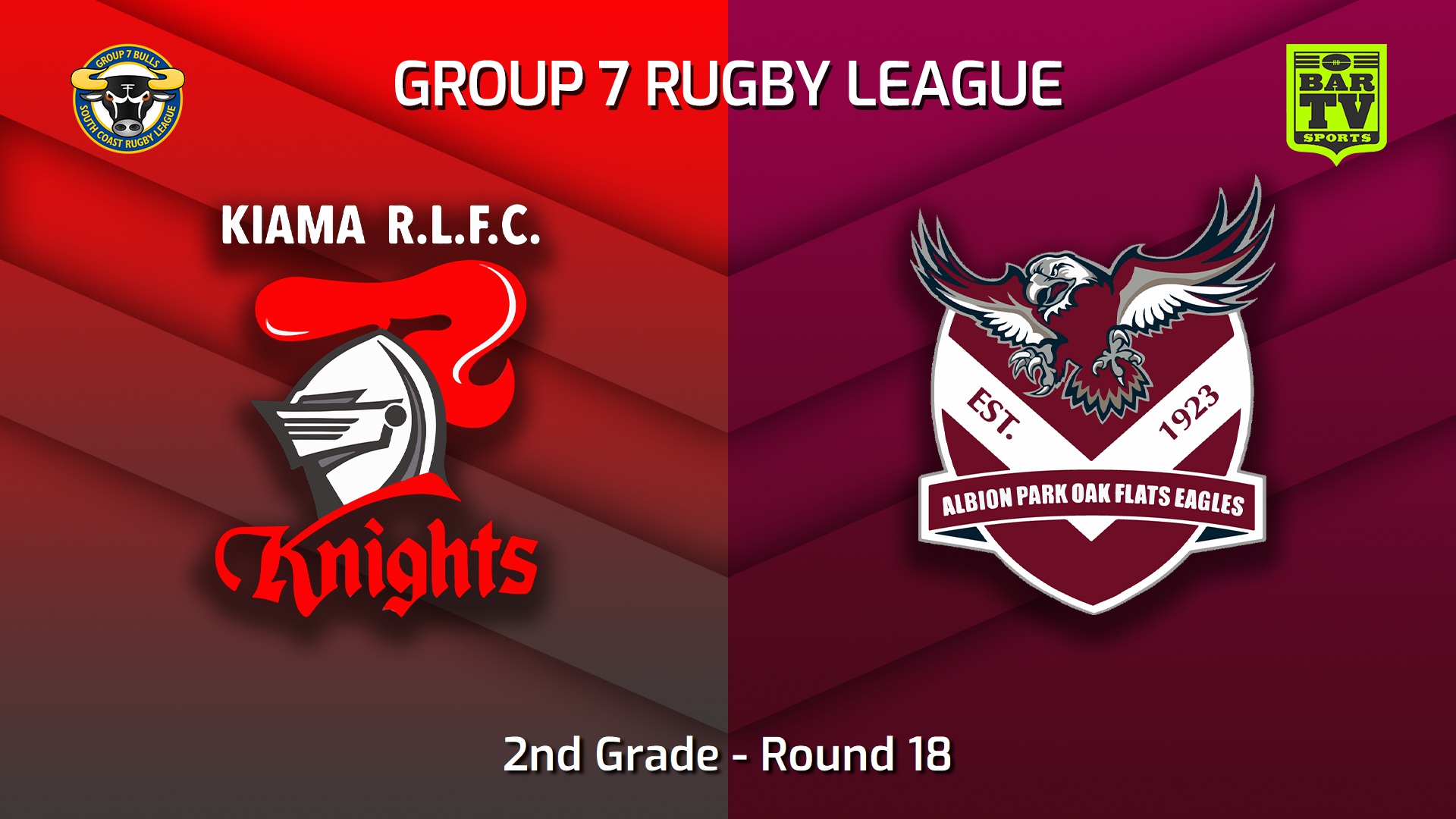 230820-South Coast Round 18 - 2nd Grade - Kiama Knights v Albion Park Oak Flats Eagles Slate Image