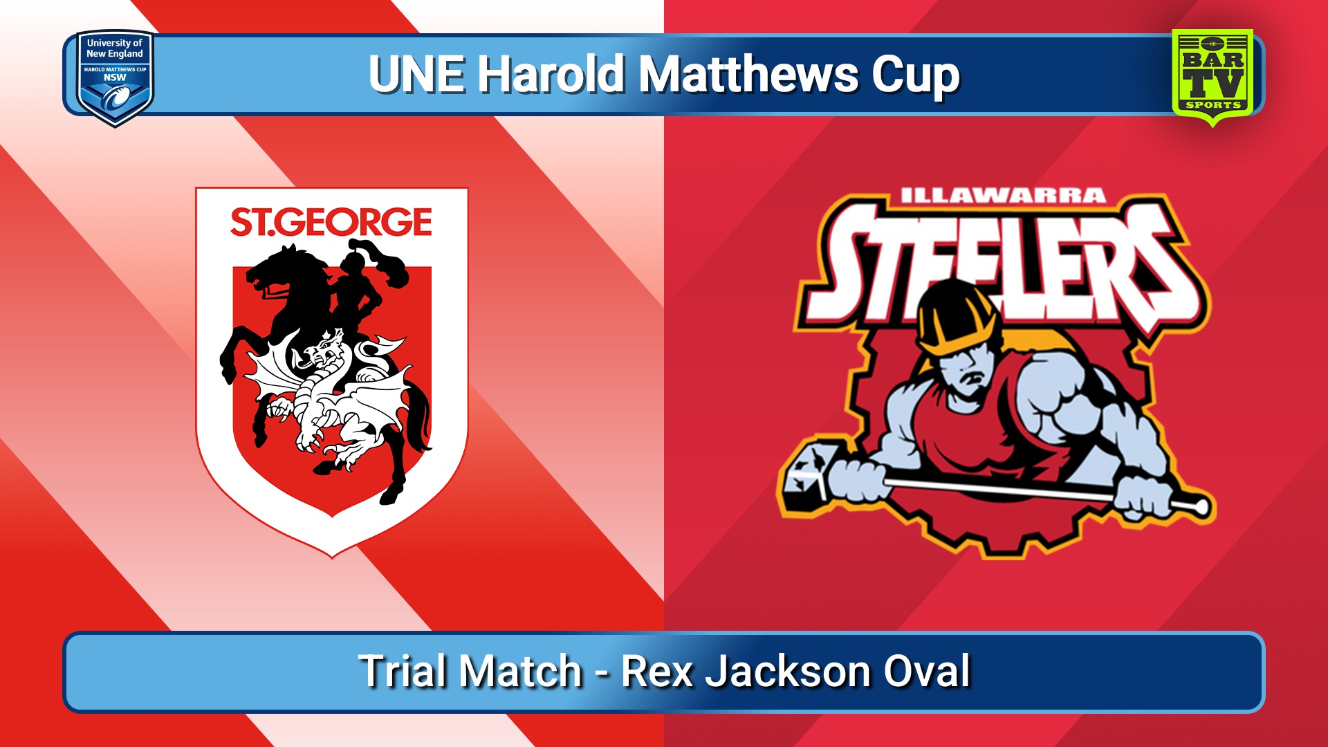 251212-video-UNE Harold Matthews Cup Trial Match - St George Dragons v Illawarra Steelers Slate Image