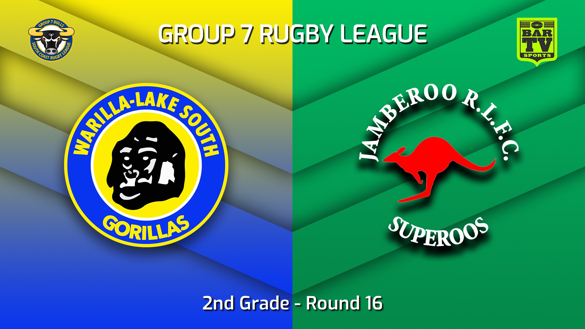 230806-South Coast Round 16 - 2nd Grade - Warilla-Lake South Gorillas v Jamberoo Superoos Slate Image