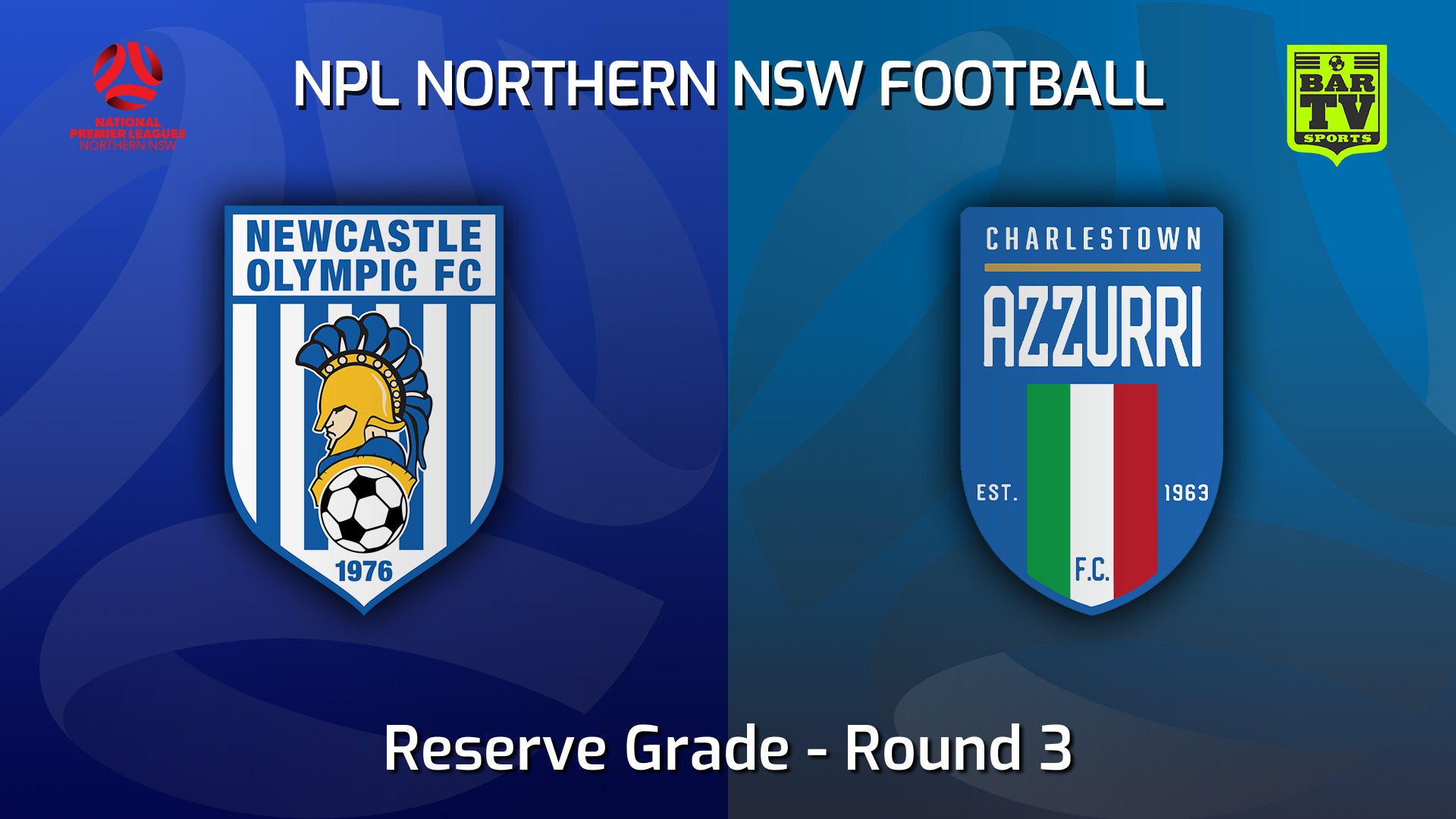 220319-NNSW NPL Res Round 3 - Newcastle Olympic Res v Charlestown Azzurri FC Res Slate Image
