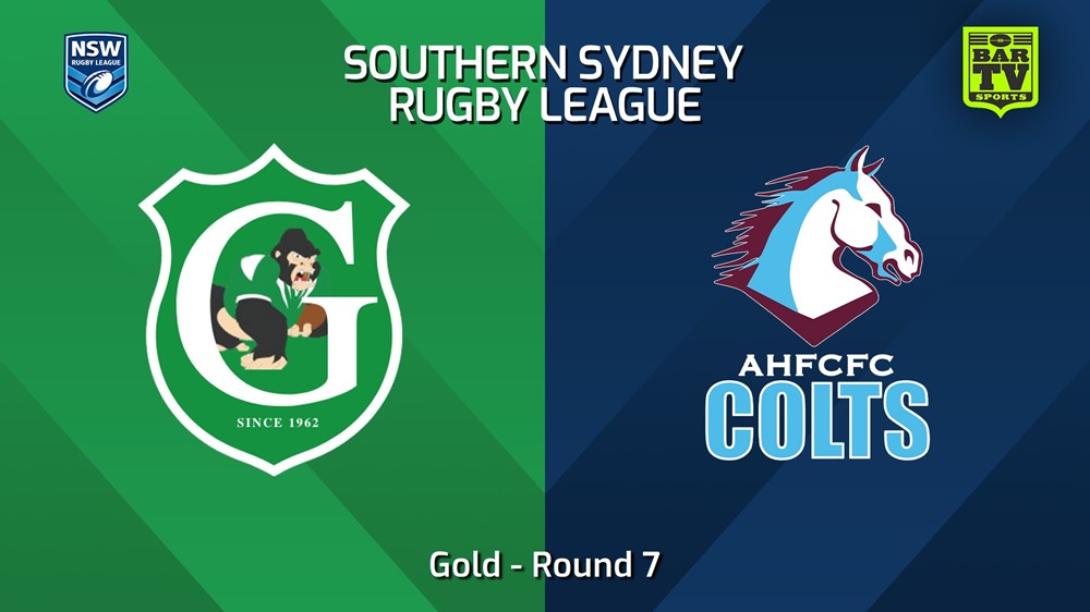 240525-video-S. Sydney Open Round 7 - Gold - Gymea Gorillas v Aquinas Colts Slate Image