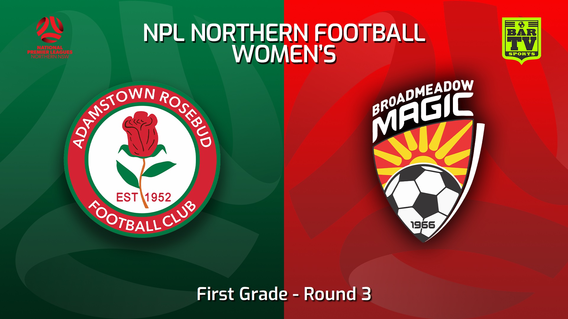 230318-NNSW NPLW Round 3 - Adamstown Rosebud JFC W v Broadmeadow Magic FC W Slate Image