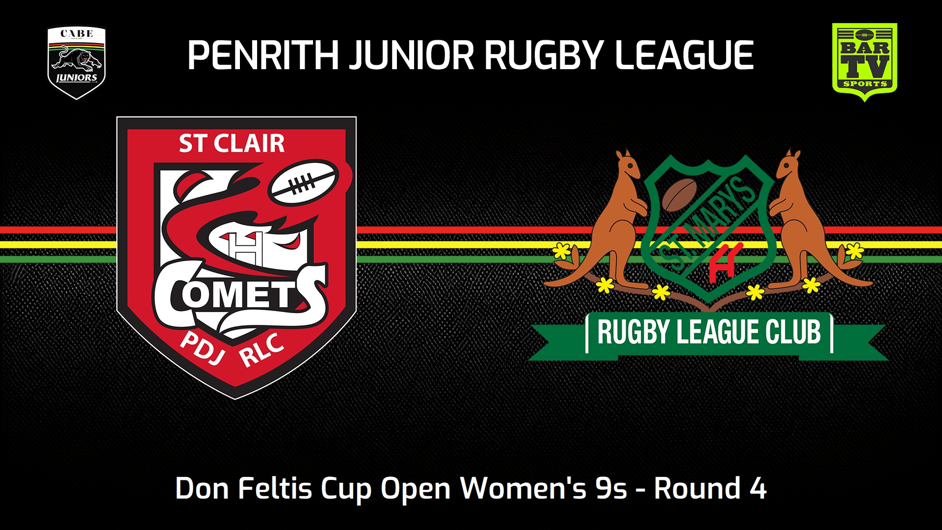 240728-video-Penrith & District Junior Rugby League Round 4 - Don Feltis Cup Open Women's 9s - St Clair v St Marys Slate Image