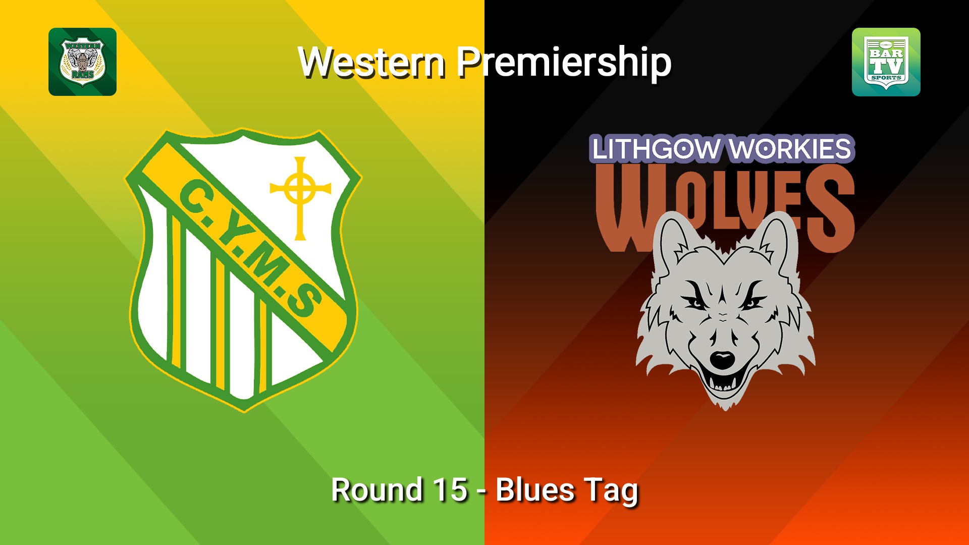 260809-video-Western Premiership Round 15 - Blues Tag - Orange CYMS v Lithgow Workies Wolves Slate Image