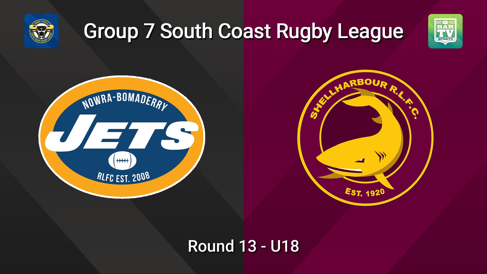 260726-video-South Coast Round 13 - U18 - Nowra-Bomaderry  v Shellharbour Sharks Slate Image