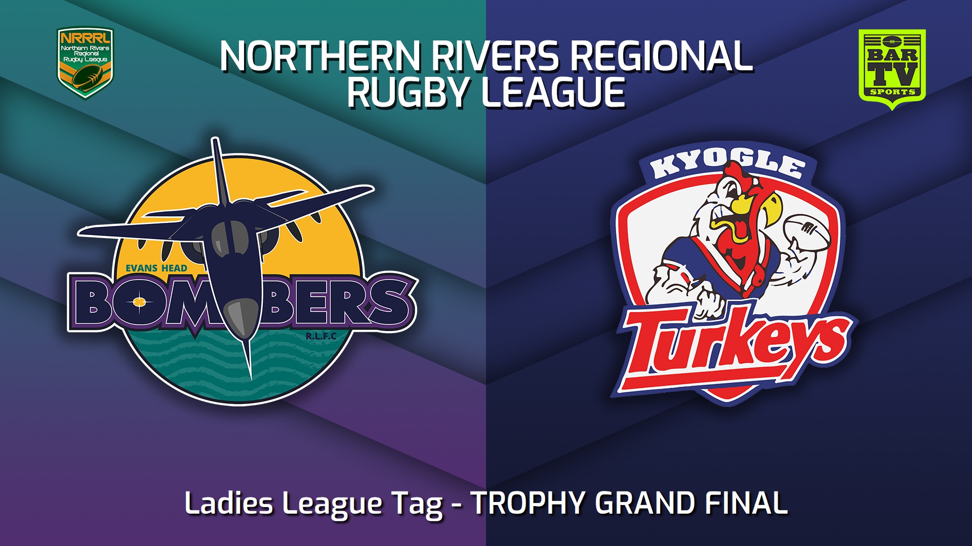 220828-Northern Rivers TROPHY GRAND FINAL - Ladies League Tag - Evans Head Bombers v Kyogle Turkeys Slate Image