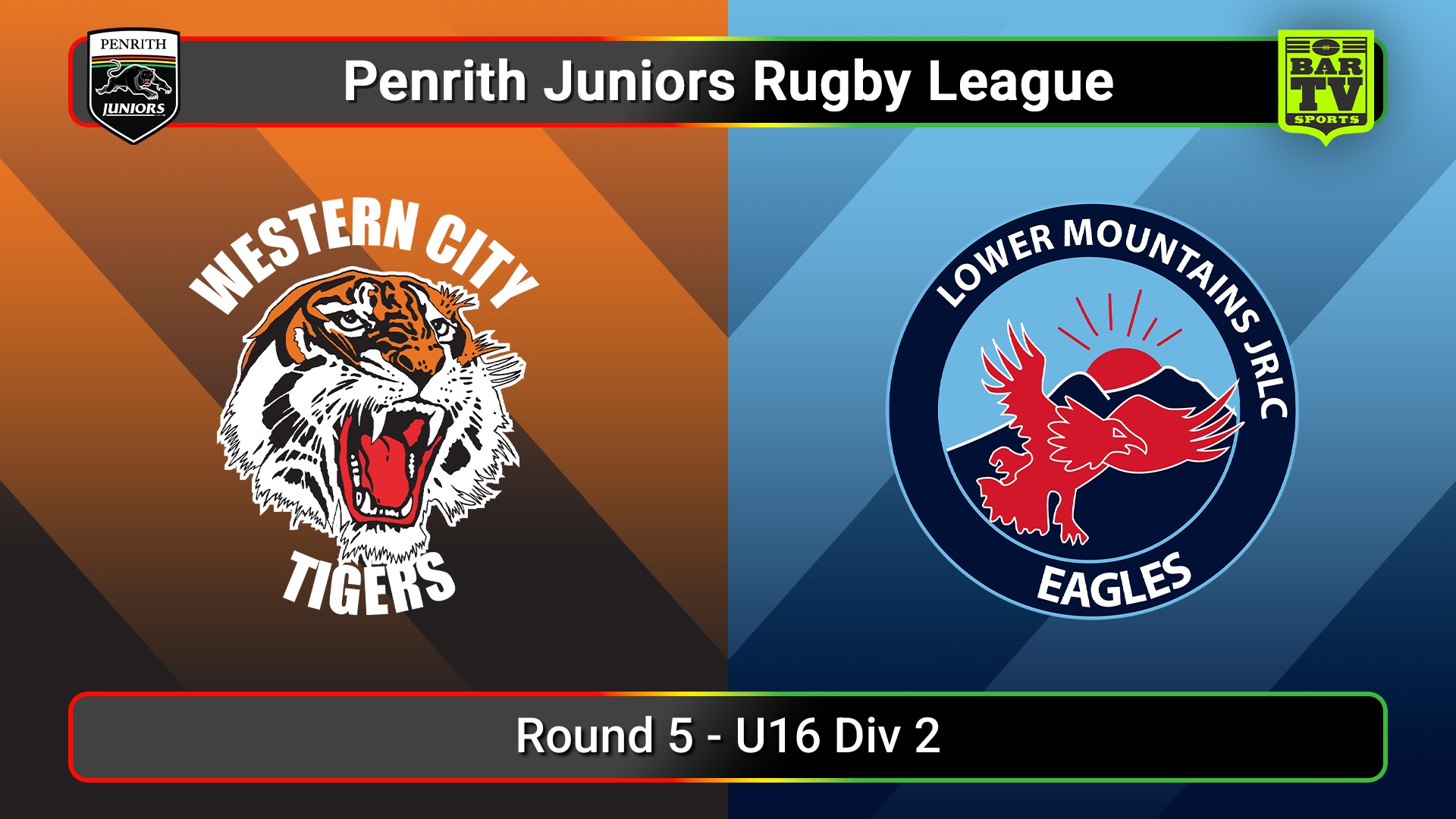 250517-video-Penrith & District Junior Rugby League Round 5 - U16 Div 2 - Western City Tigers v Lower Mountains Slate Image