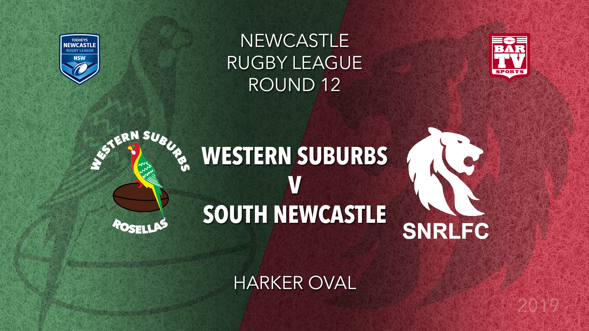 Newcastle Rugby League Round 12 - 1st Grade - Western Suburbs Rosellas v South Newcastle Slate Image