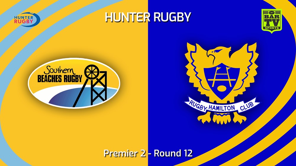 240706-video-Hunter Rugby Round 12 - Premier 2 - Southern Beaches v Hamilton Hawks Slate Image