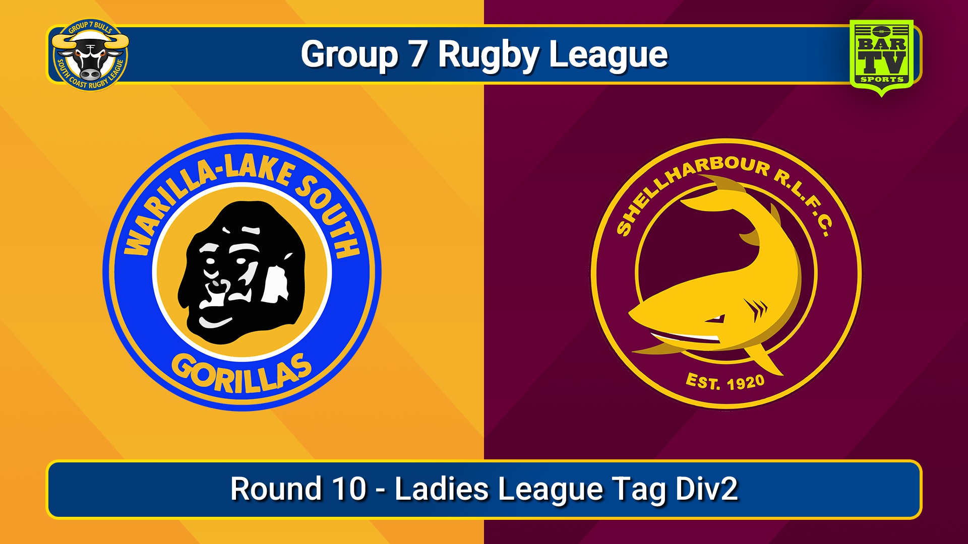 250622-video-South Coast Round 10 - Ladies League Tag Div2 - Warilla-Lake South v Shellharbour Sharks Slate Image