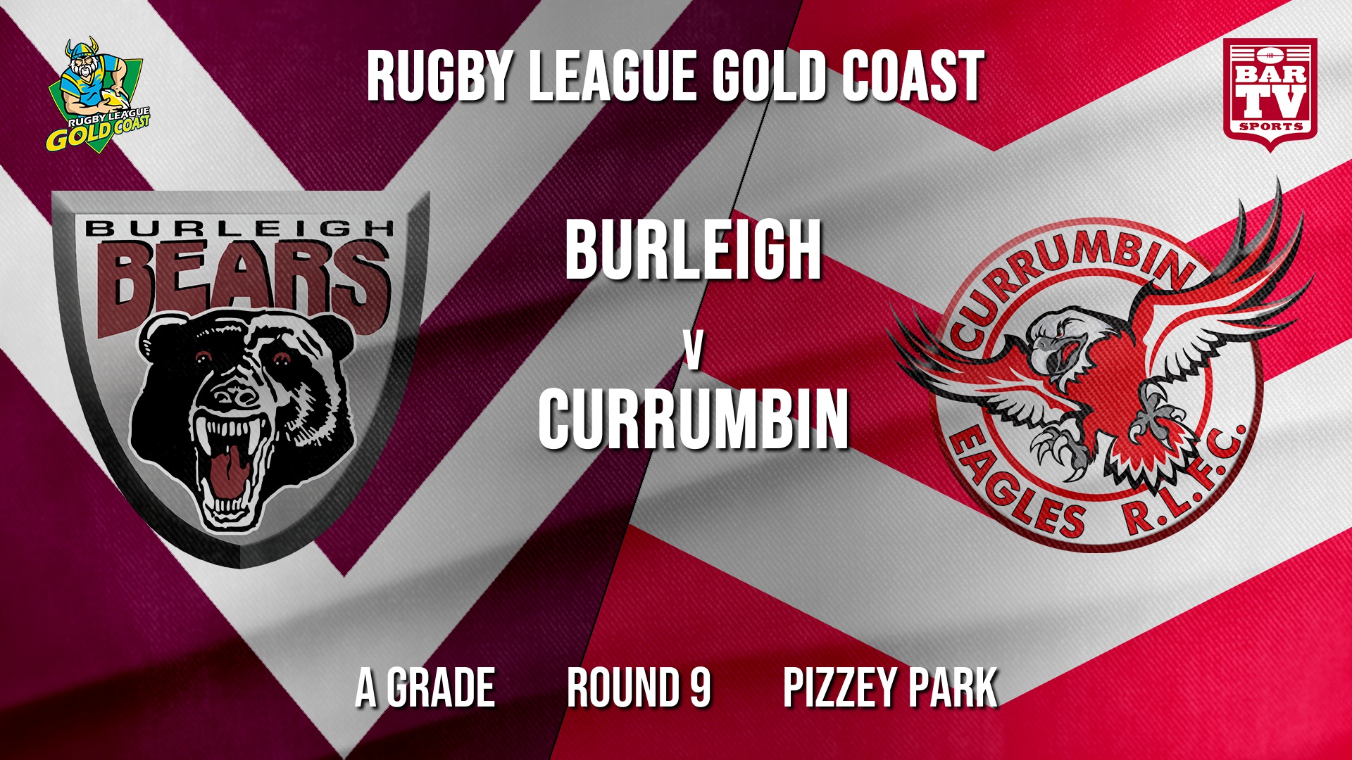 RLGC Round 9 - A Grade - Burleigh Bears v Currumbin Eagles Slate Image