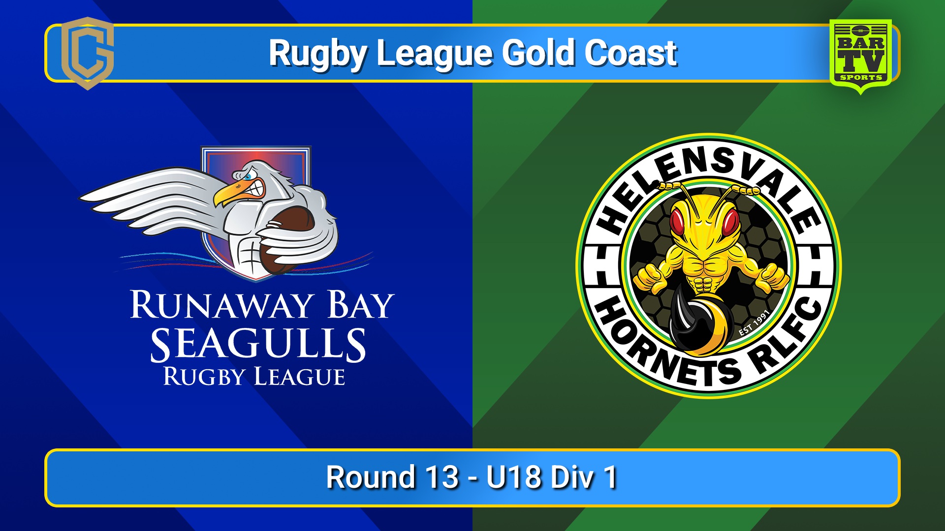 250720-video-Gold Coast Round 13 - U18 Div 1 - Runaway Bay Seagulls v Helensvale Hornets Slate Image
