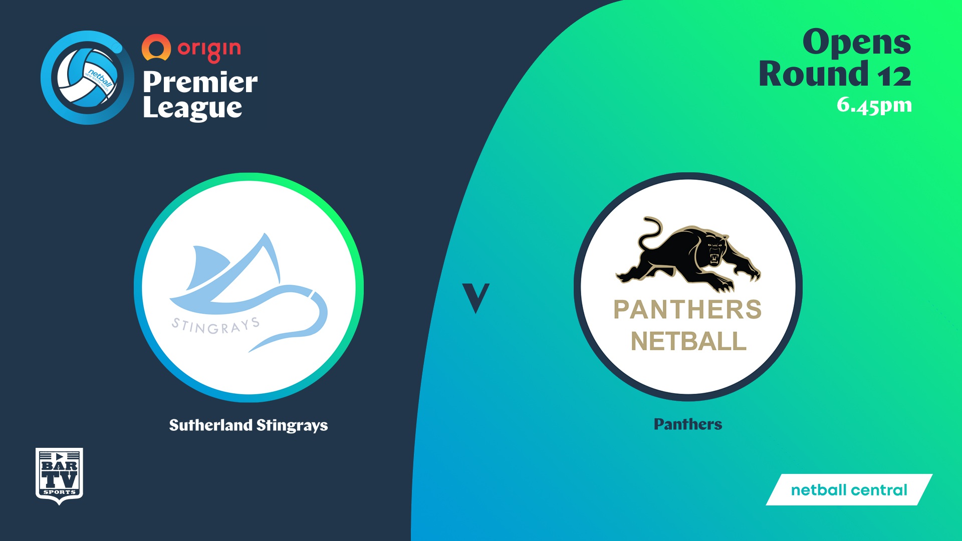 NSW Prem League Round 12 - Opens - Sutherland Stingrays v Panthers Slate Image