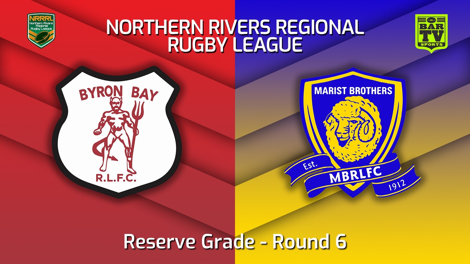 220529-Northern Rivers Round 6 - Reserve Grade - Byron Bay Red Devils v Lismore Marist Brothers Slate Image