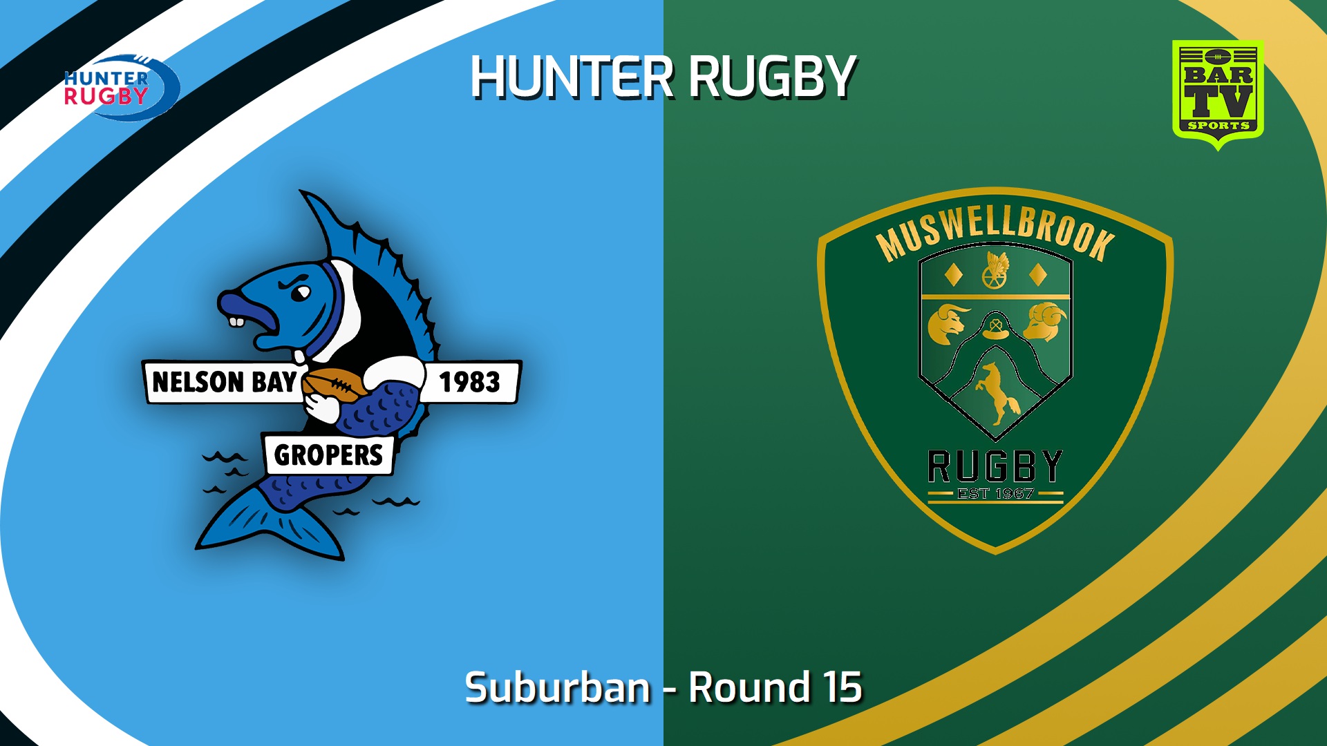 240727-video-Hunter Rugby Round 15 - Suburban - Nelson Bay Gropers v Muswellbrook Slate Image