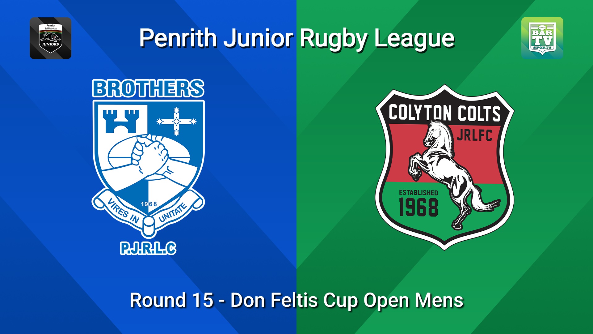 260816-video-Penrith & District Junior Rugby League Round 15 - Don Feltis Cup Open Mens - Brothers v Colyton Slate Image