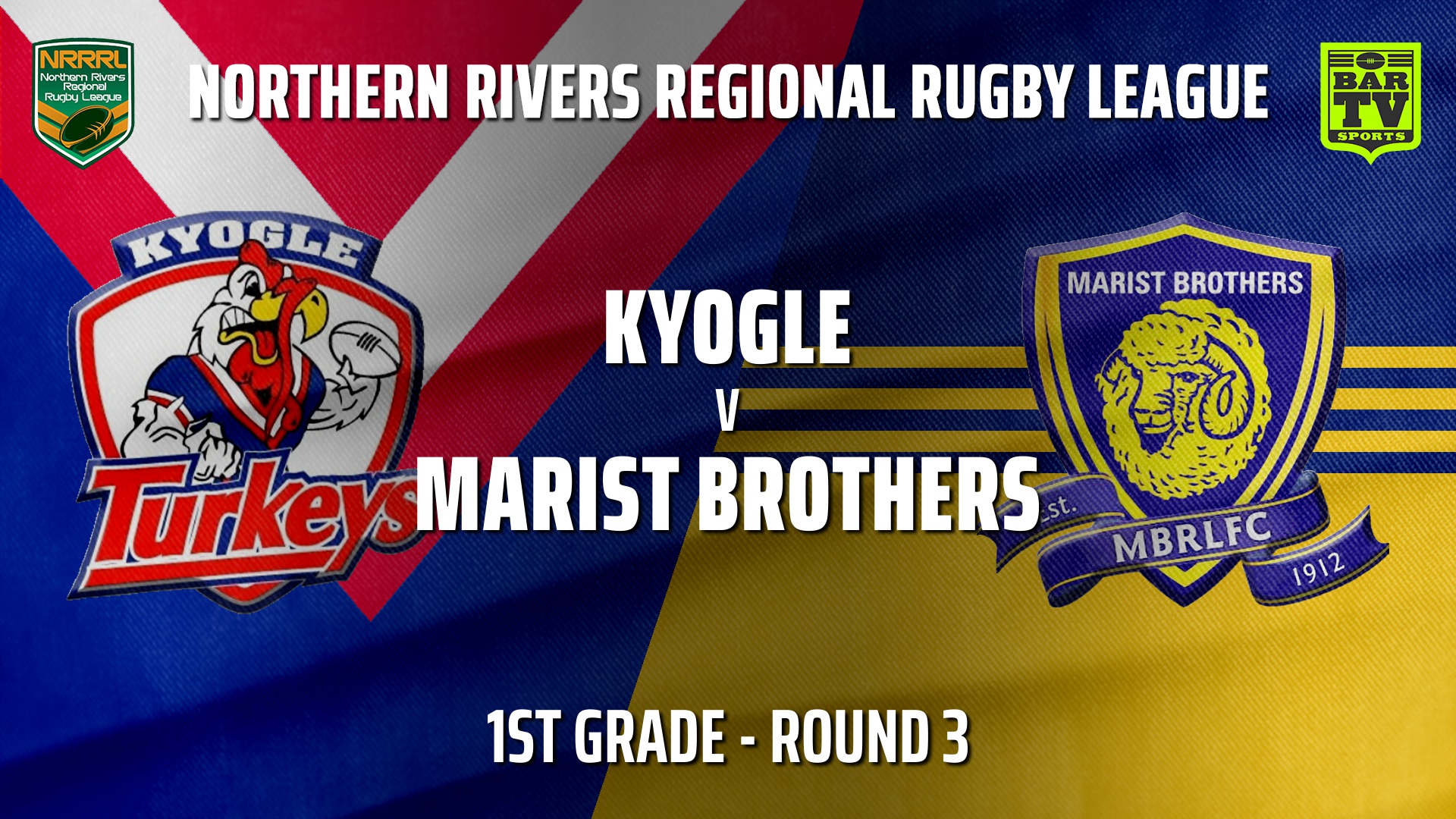 210516-NRRRL Round 3 - 1st Grade - Kyogle Turkeys v Lismore Marist Brothers Rams Slate Image