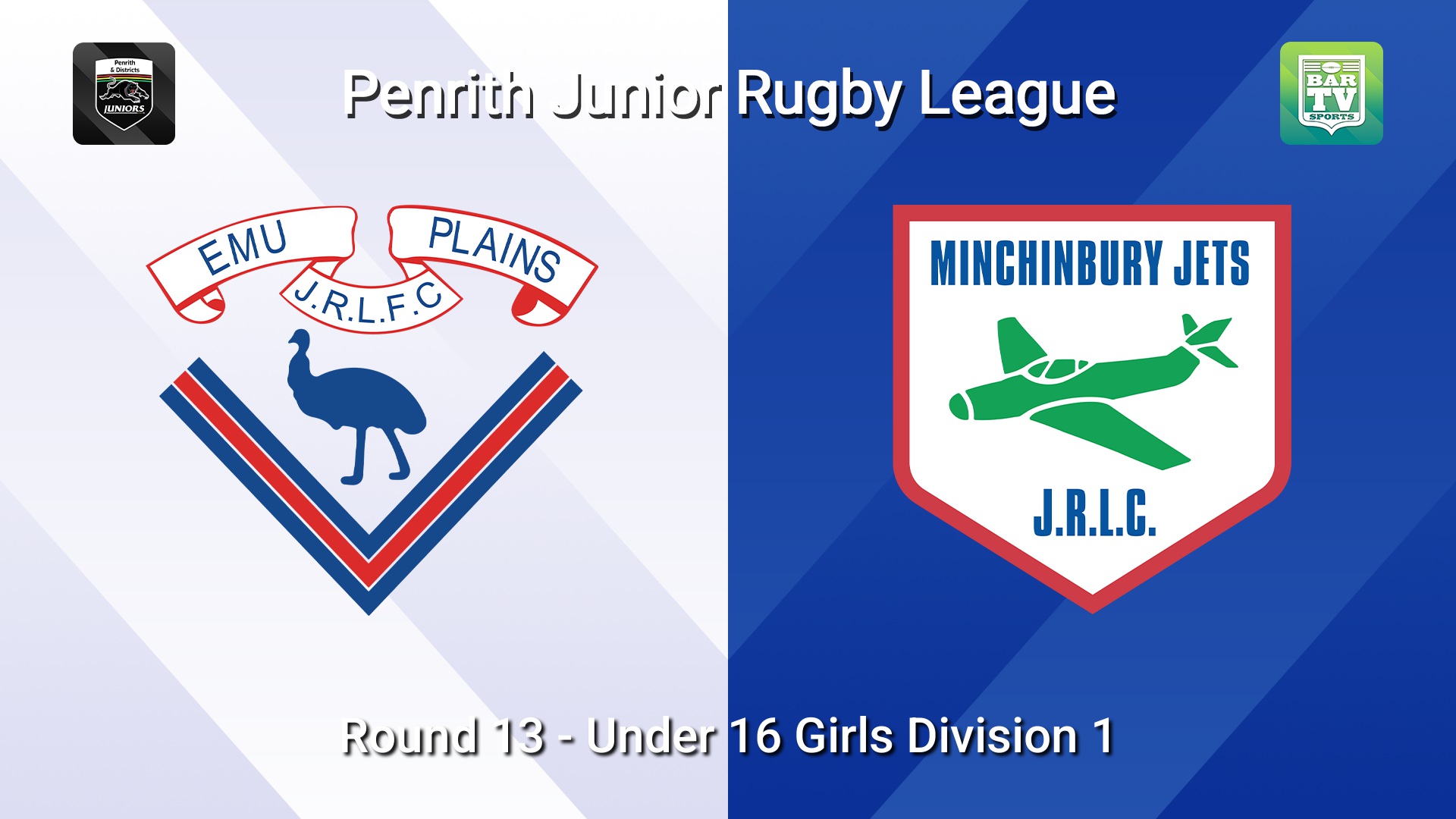 260725-video-Penrith & District Junior Rugby League Round 13 - Under 16 Girls Division 1 - Emu Plains v Minchinbury Slate Image