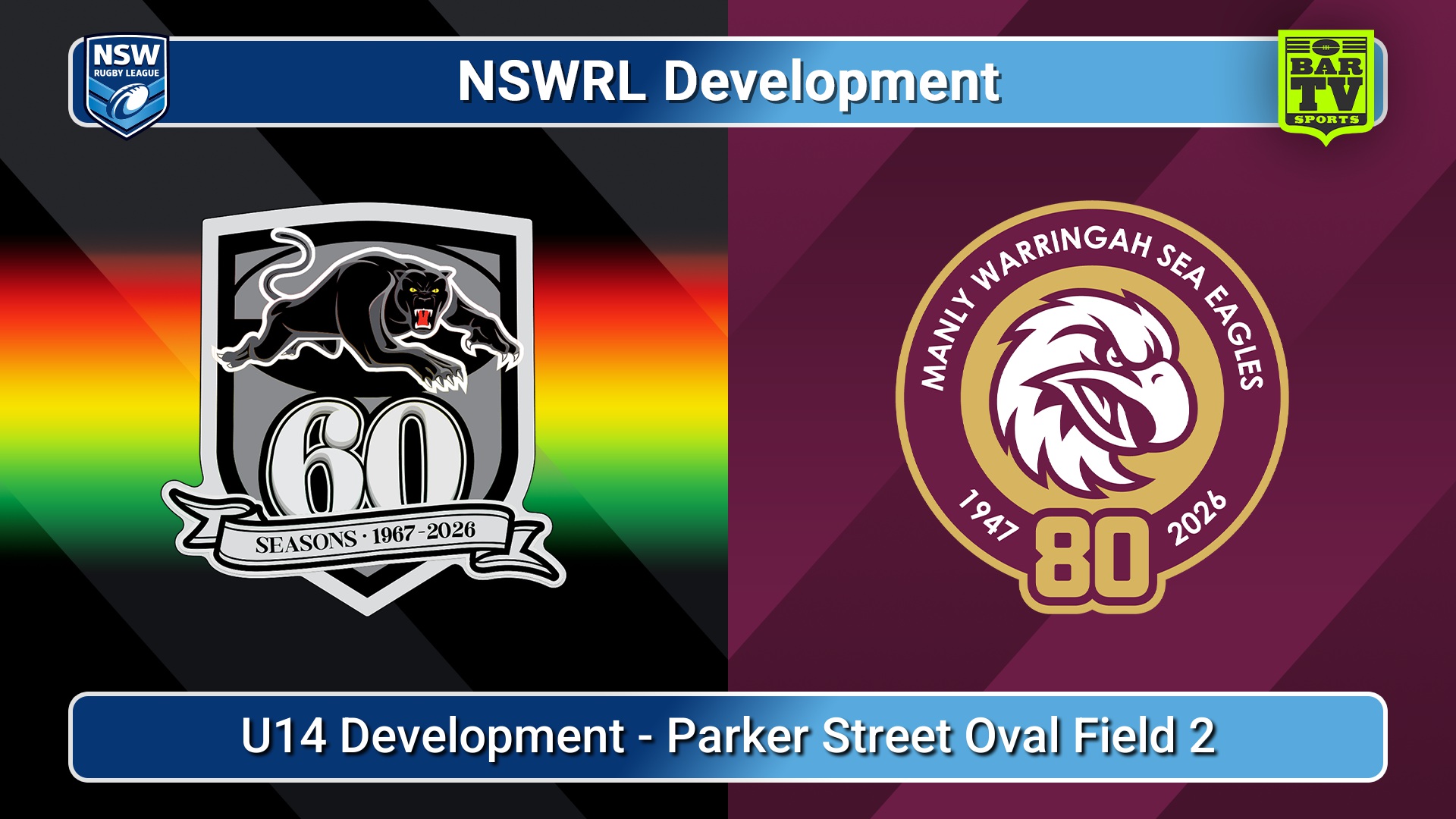260716-video-NSWRL Development Game 2 - U14 Development - Penrith Panthers v Manly Warringah Sea Eagles Slate Image
