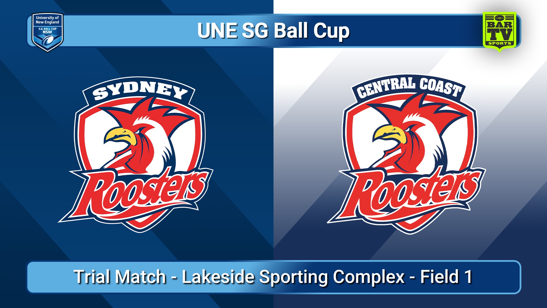 251220-video-UNE SG Ball Cup Trial Match - Sydney Roosters v Central Coast Roosters Slate Image