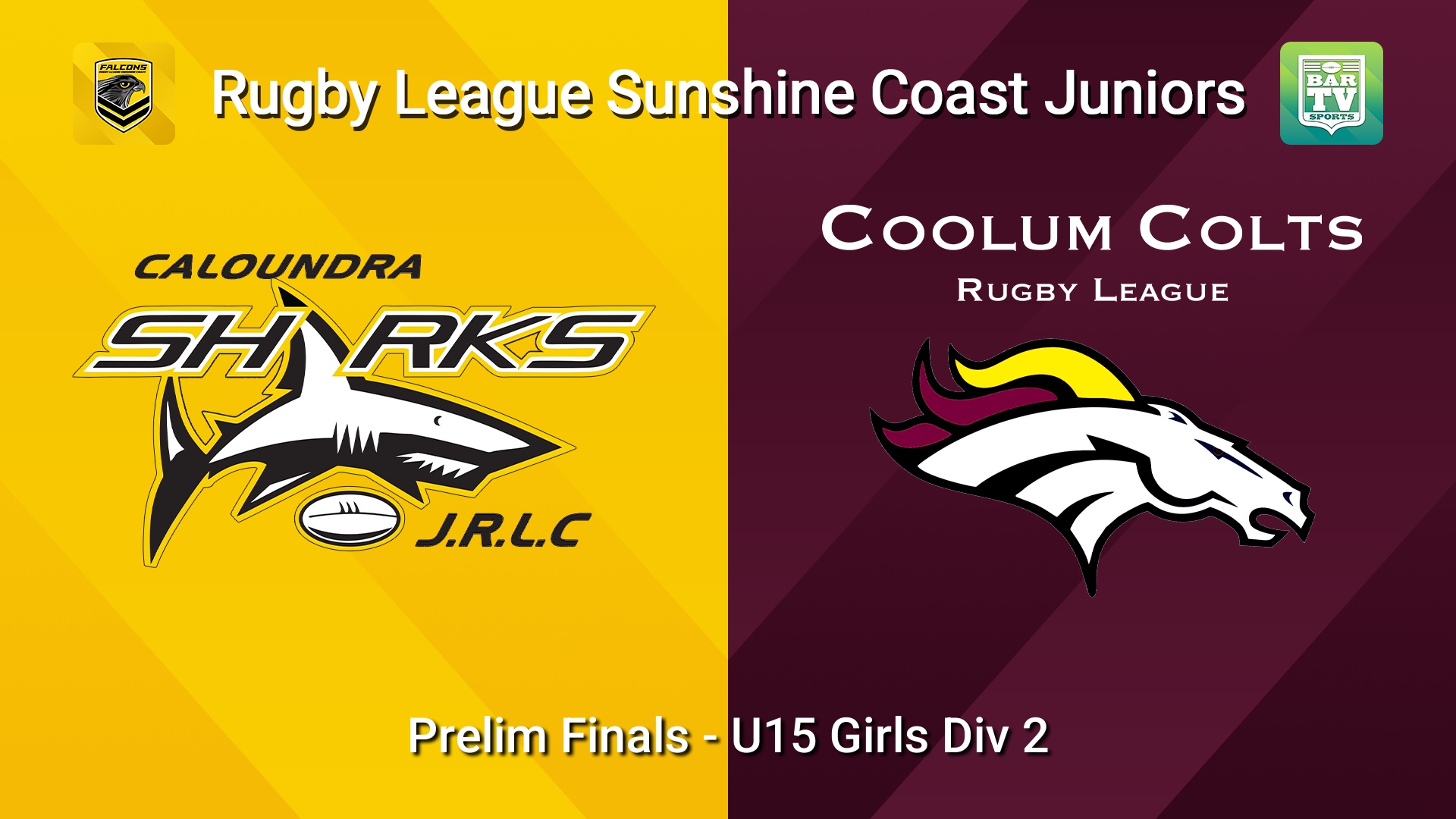 260828-video-Sunshine Coast Junior Rugby League Prelim Finals - U15 Girls Div 2 - Caloundra Sharks JRL v Coolum Colts JRL Slate Image