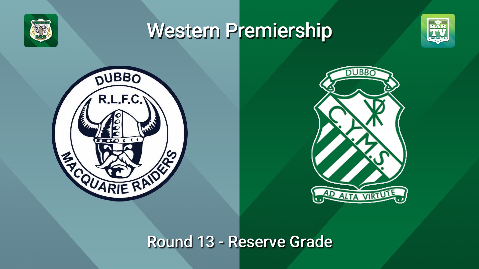 260725-video-Western Premiership Round 13 - Reserve Grade - Dubbo Macquarie Raiders v Dubbo CYMS Slate Image