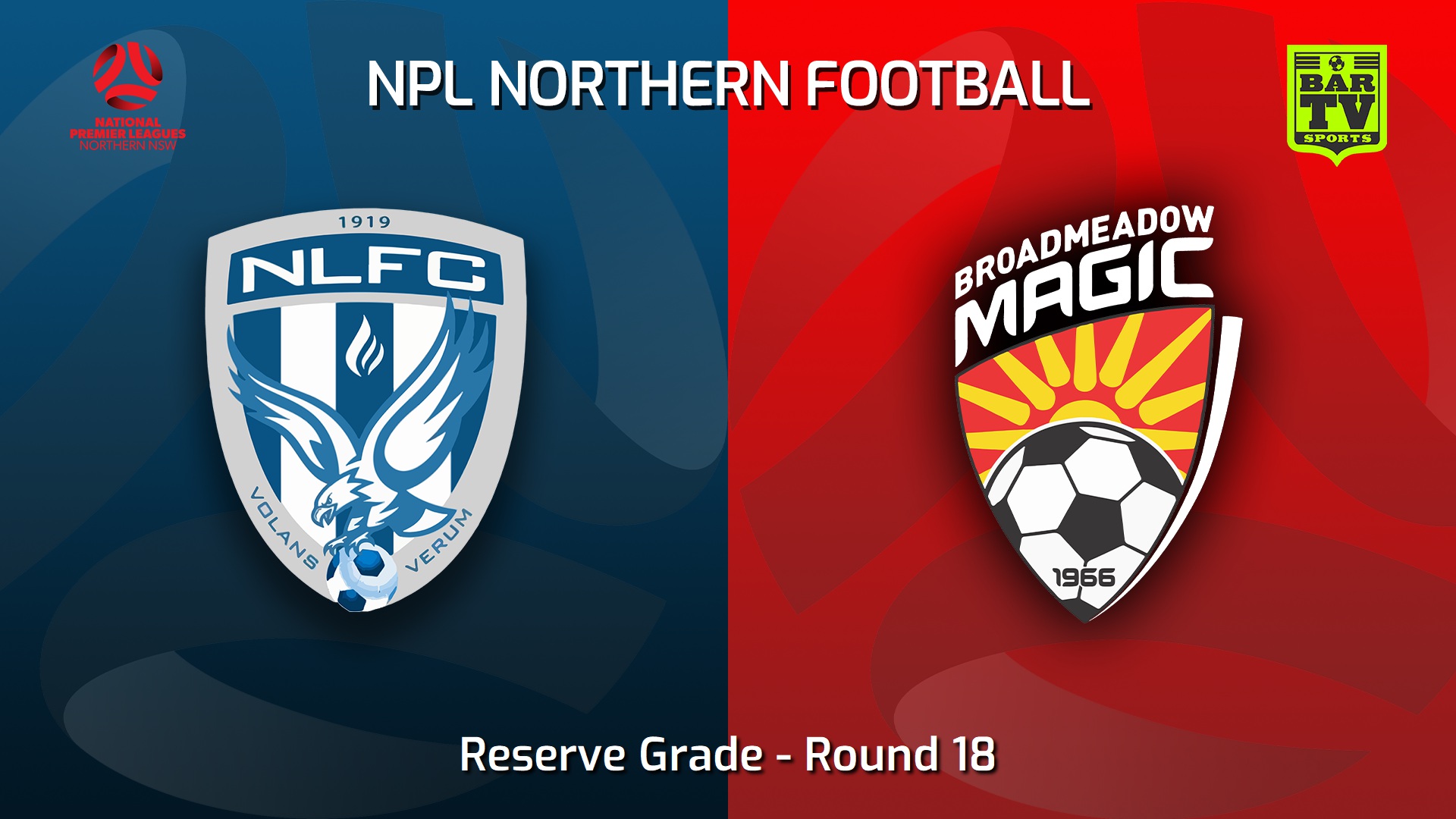 230708-NNSW NPLM Res Round 18 - New Lambton FC (Res) v Broadmeadow Magic Res Slate Image