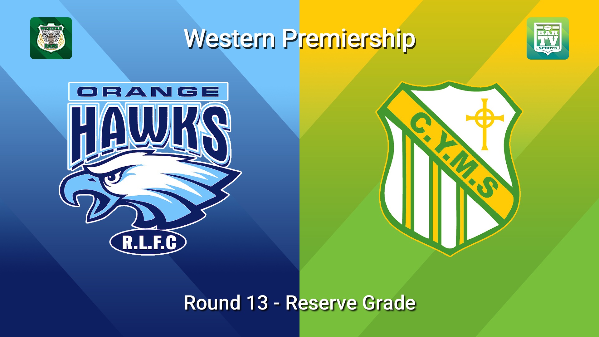 260726-video-Western Premiership Round 13 - Reserve Grade - Orange Hawks v Orange CYMS Slate Image