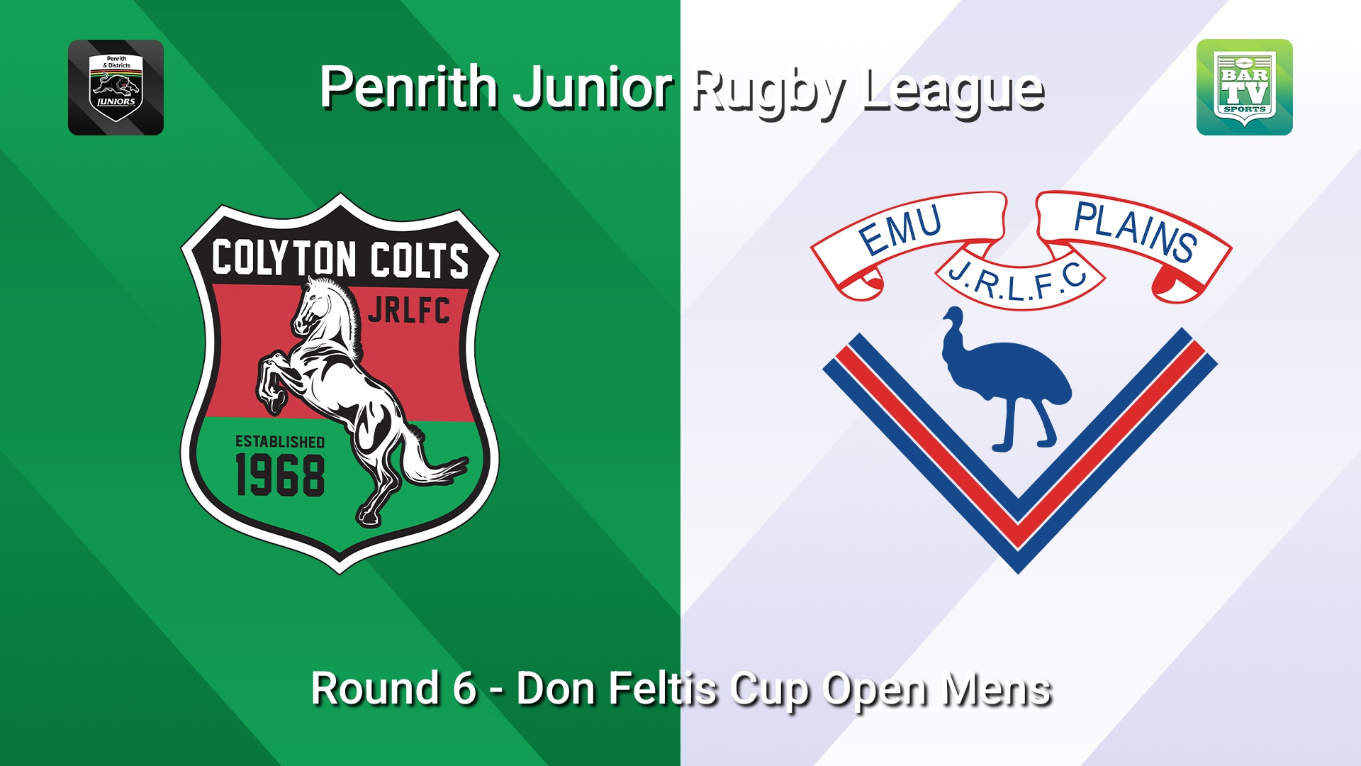 260517-video-Penrith & District Junior Rugby League Round 6 - Don Feltis Cup Open Mens - Colyton v Emu Plains Slate Image