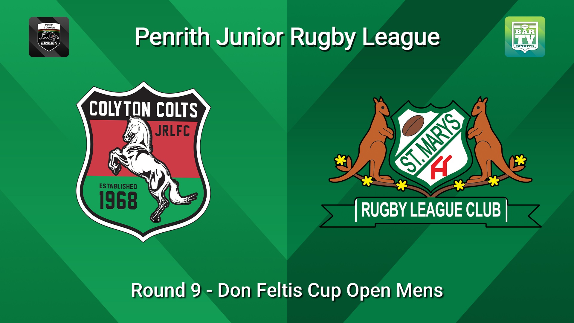 260620-video-Penrith & District Junior Rugby League Round 9 - Don Feltis Cup Open Mens - Colyton v St Marys Slate Image