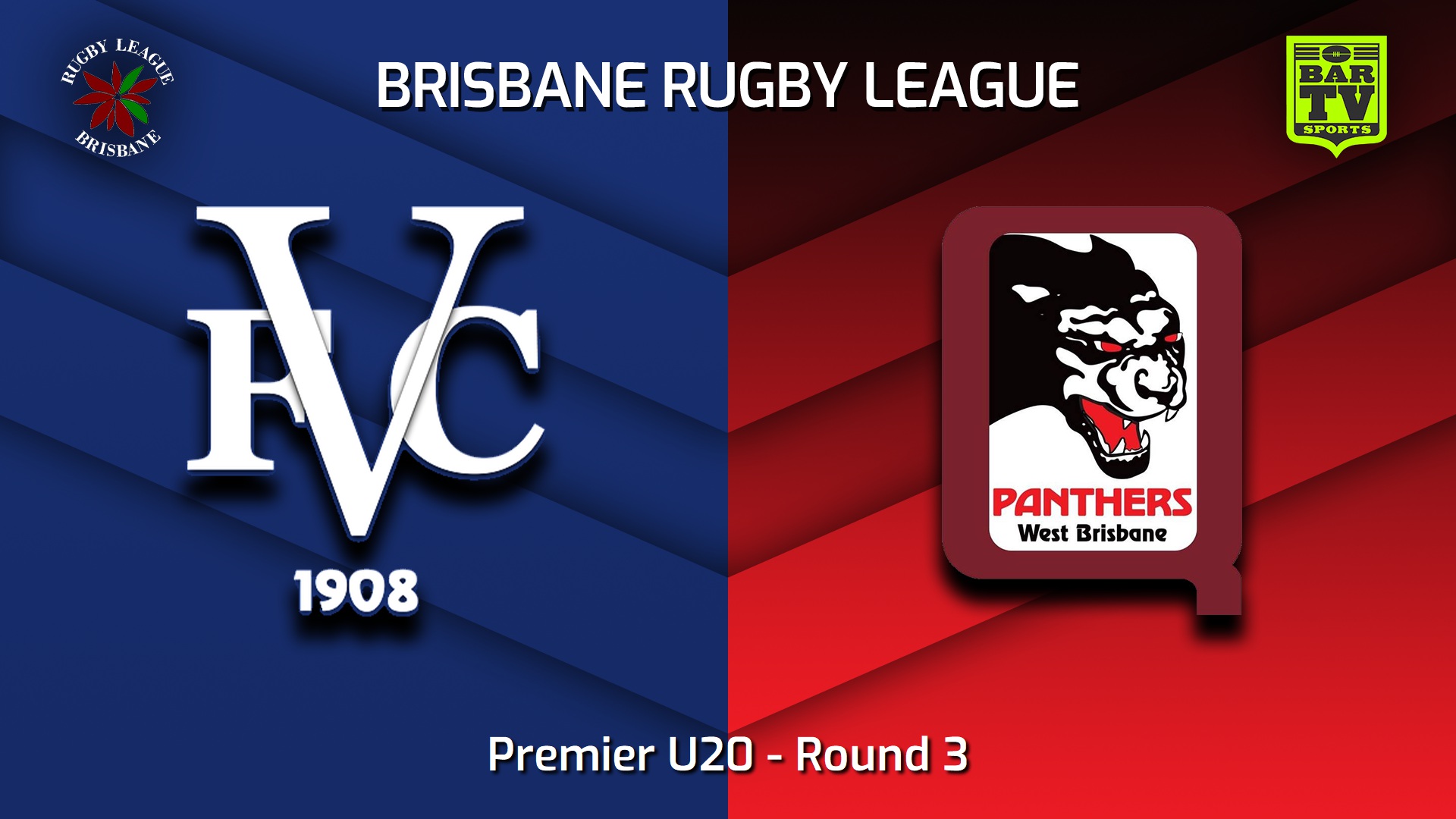 230401-BRL Round 3 - Premier U20 - Valleys Diehards v West Brisbane Panthers Slate Image